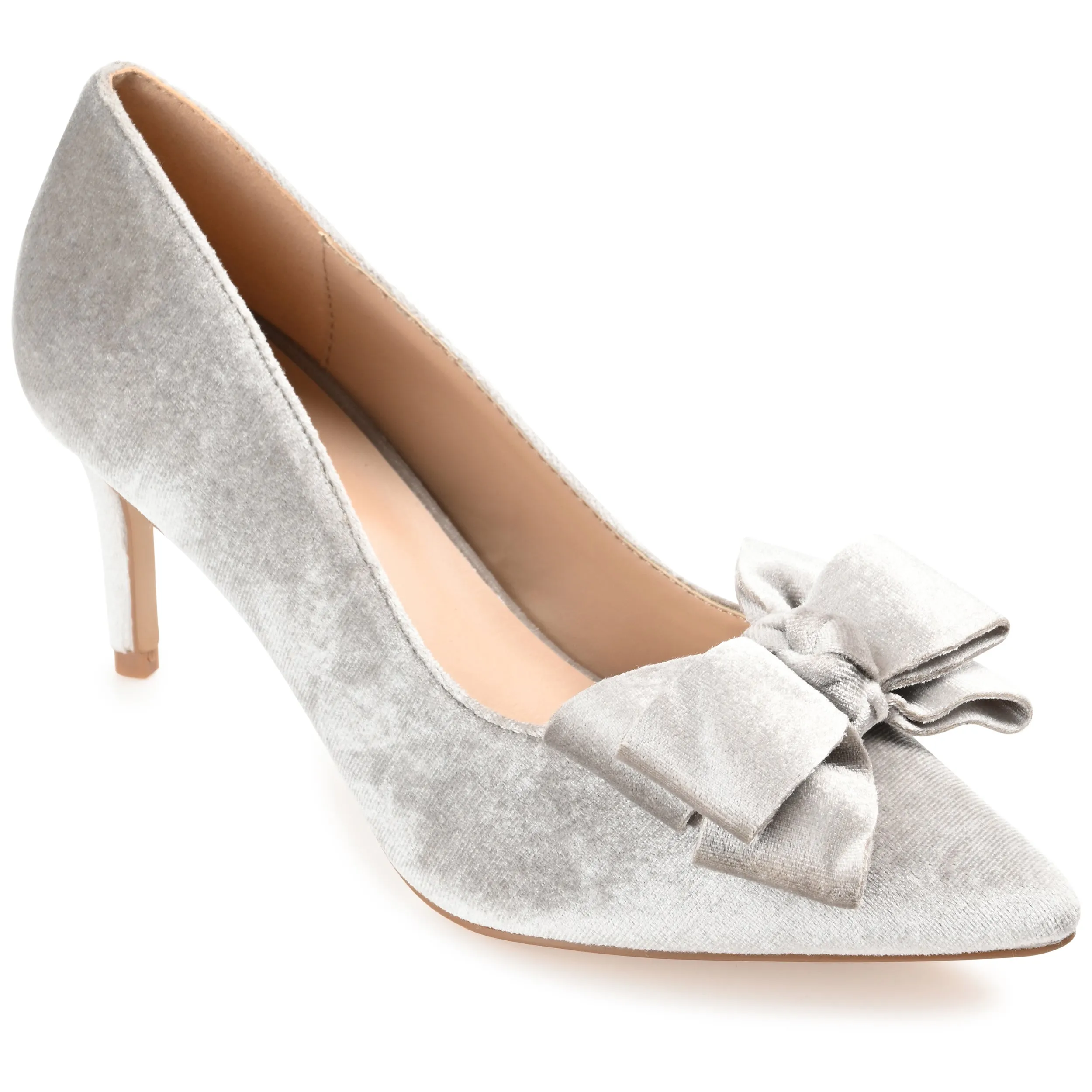 Journee Collection Women's Crystol Wide Width Pump
