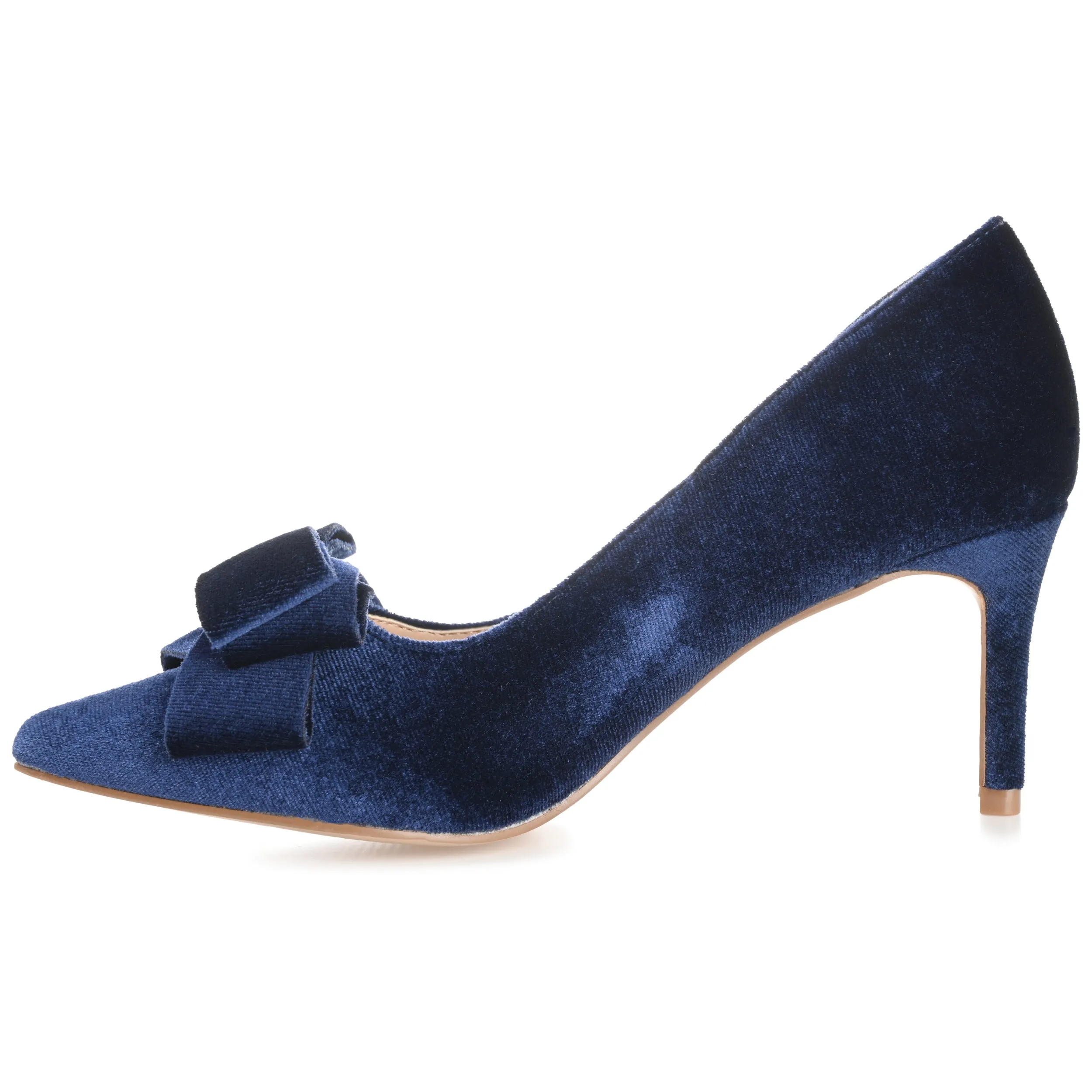 Journee Collection Women's Crystol Wide Width Pump