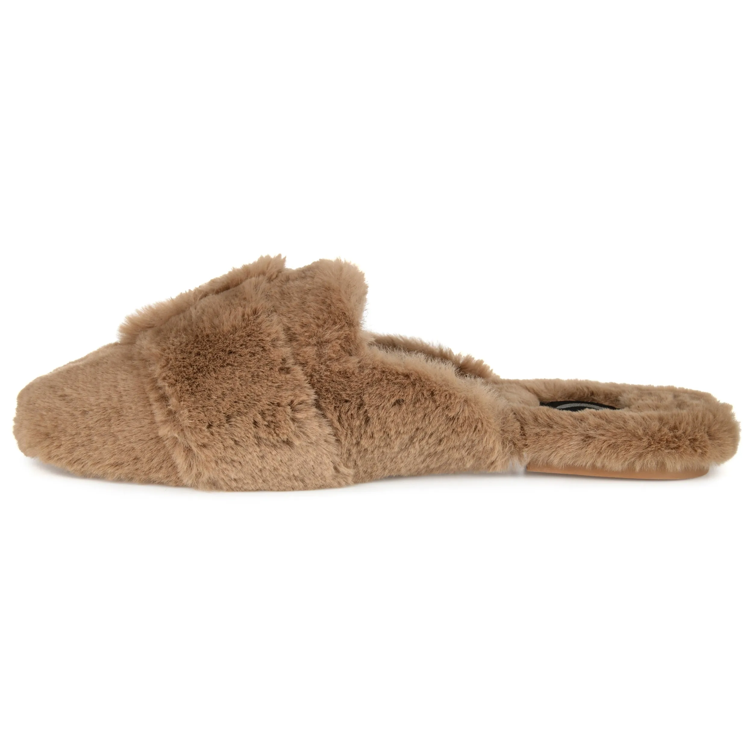 Journee Collection Women's Faux Fur Eara Slipper