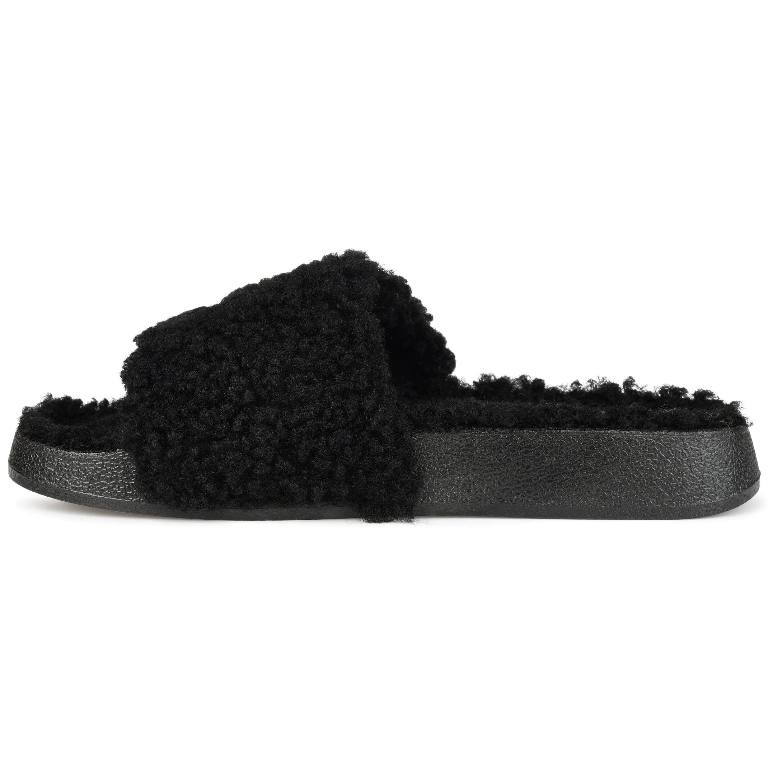 Journee Collection Women's Faux Fur Haimi Slipper