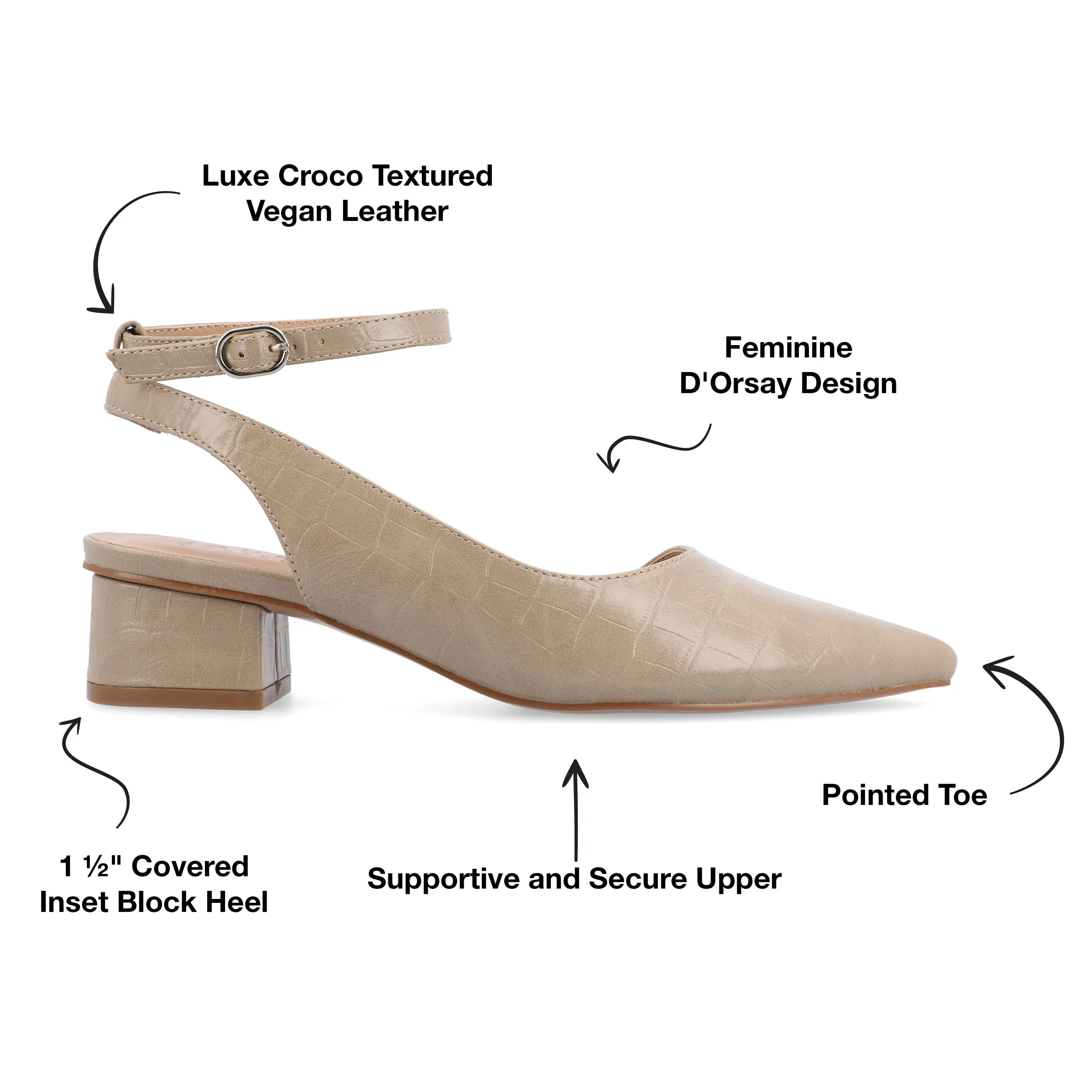 Journee Collection Women's Keefa Pump
