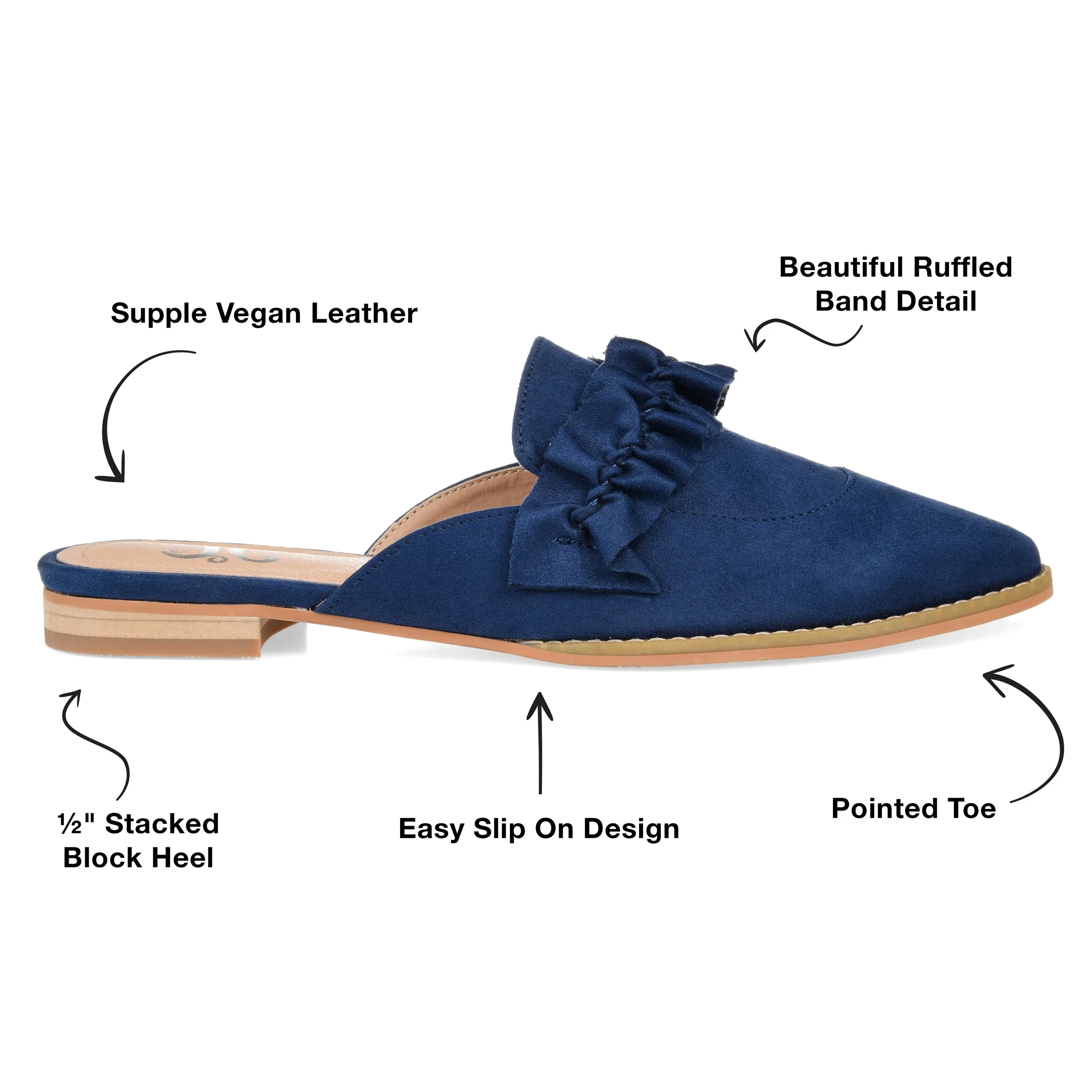 Journee Collection Women's Kessie Mules