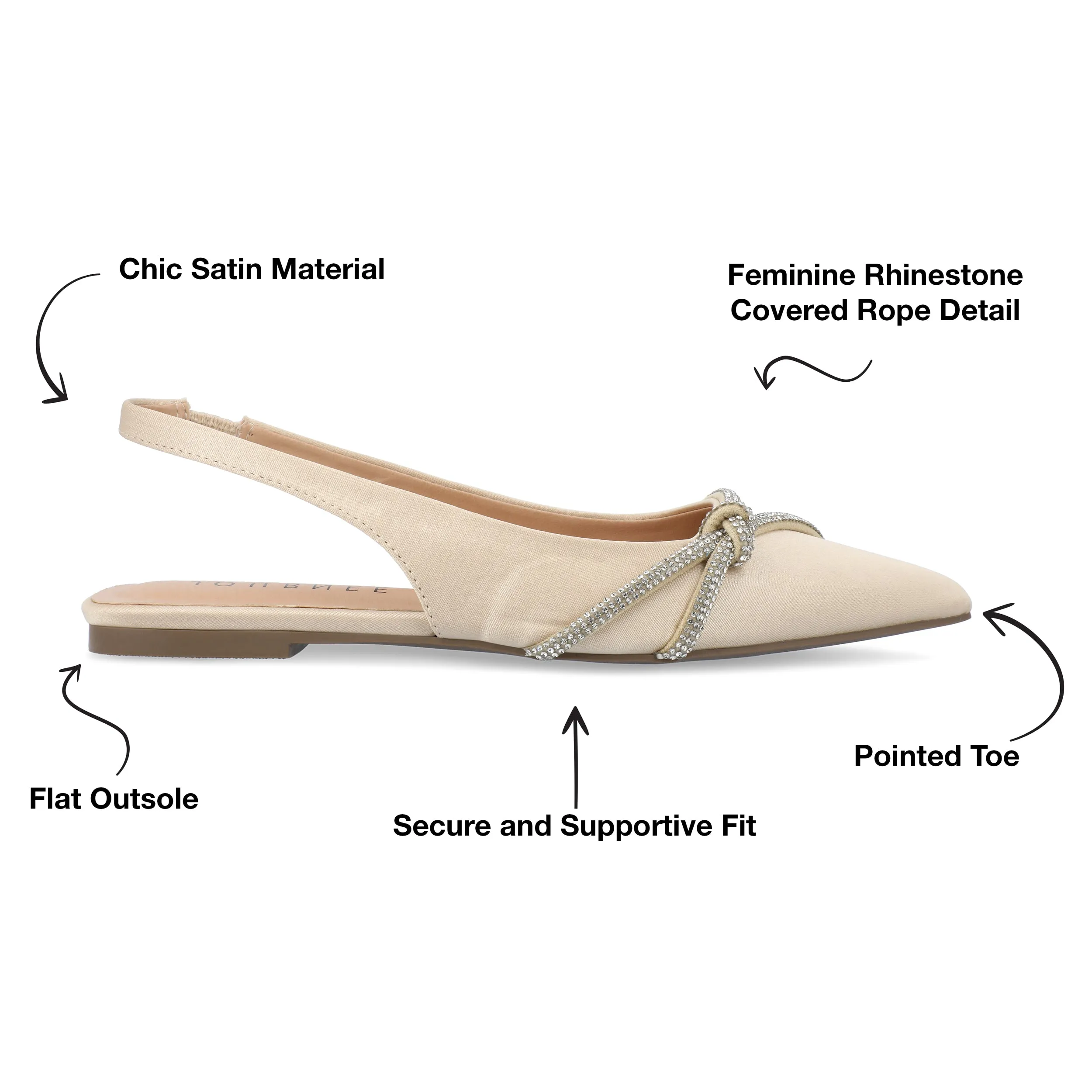 Journee Collection Women's Rebbel Flats