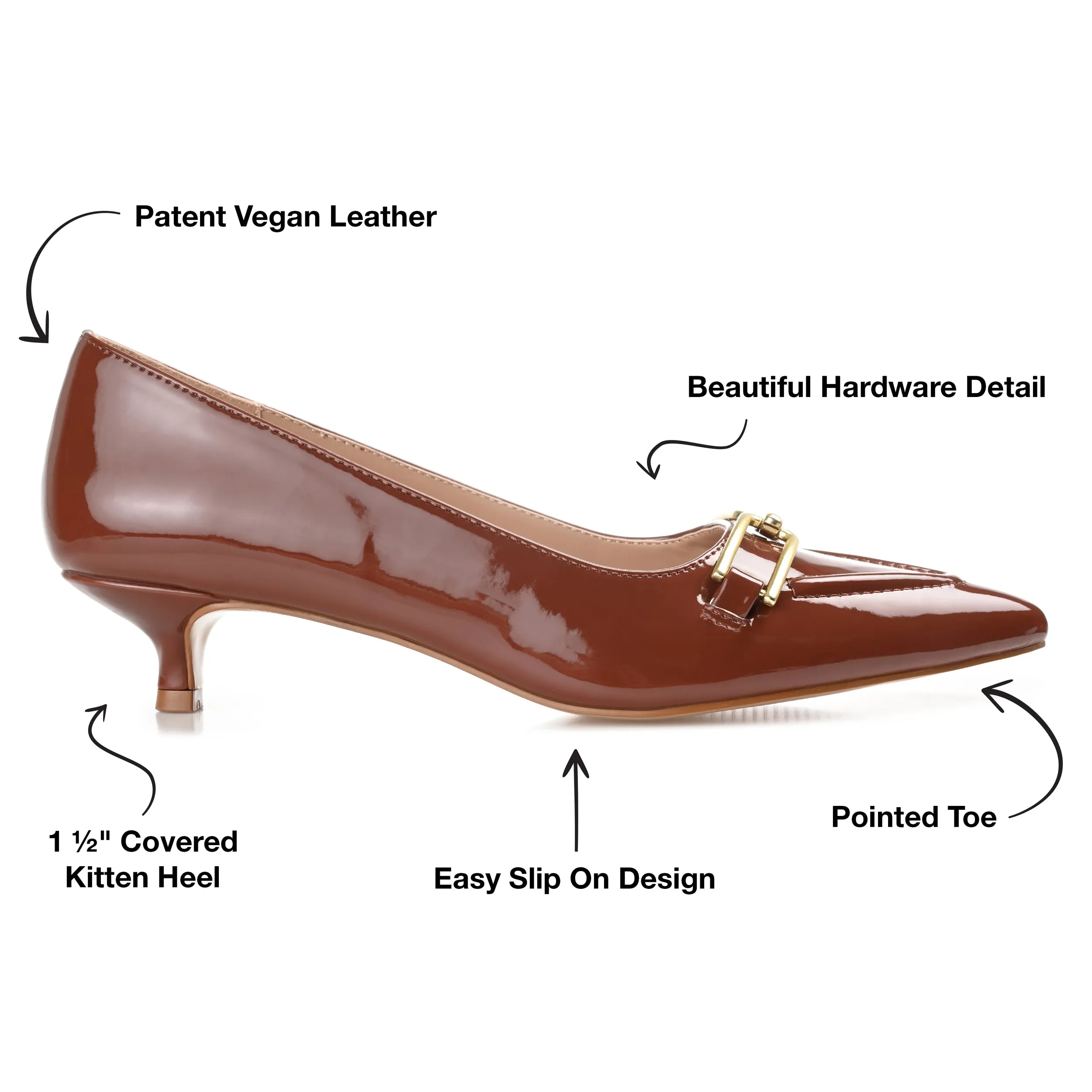 Journee Collection Women's Rumi Wide Width Pump