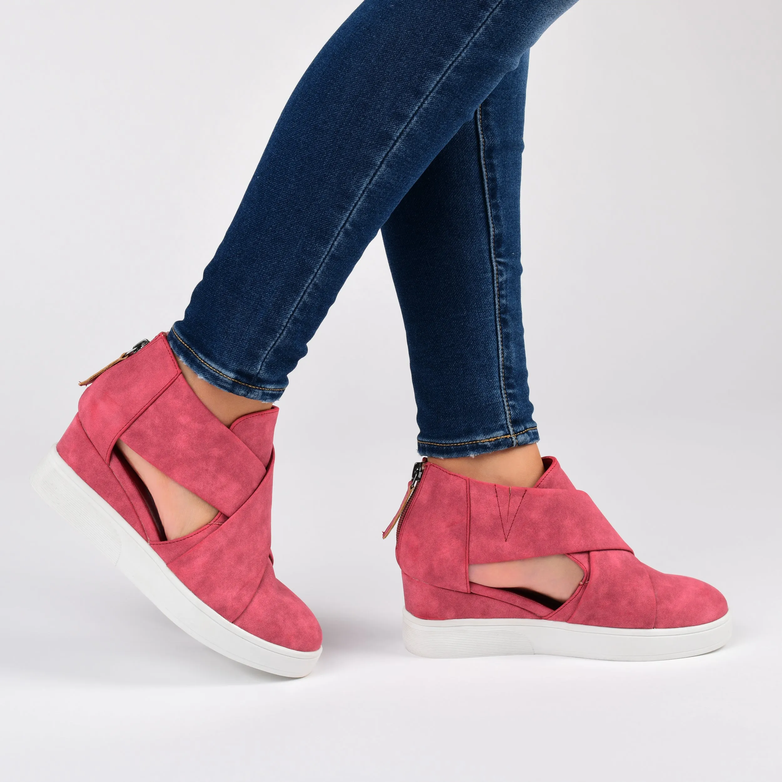 Journee Collection Women's Seena Sneaker Wedge