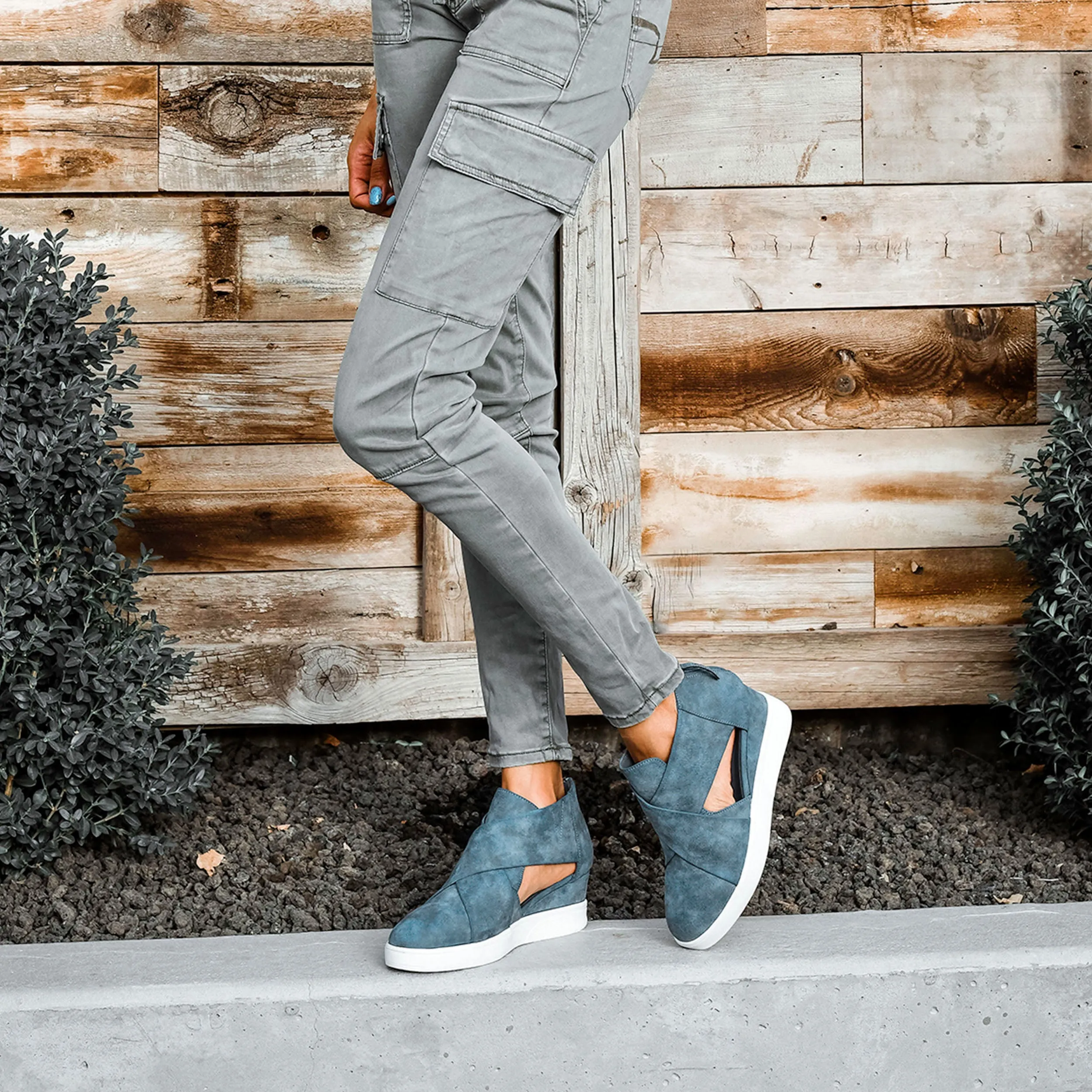 Journee Collection Women's Seena Sneaker Wedge