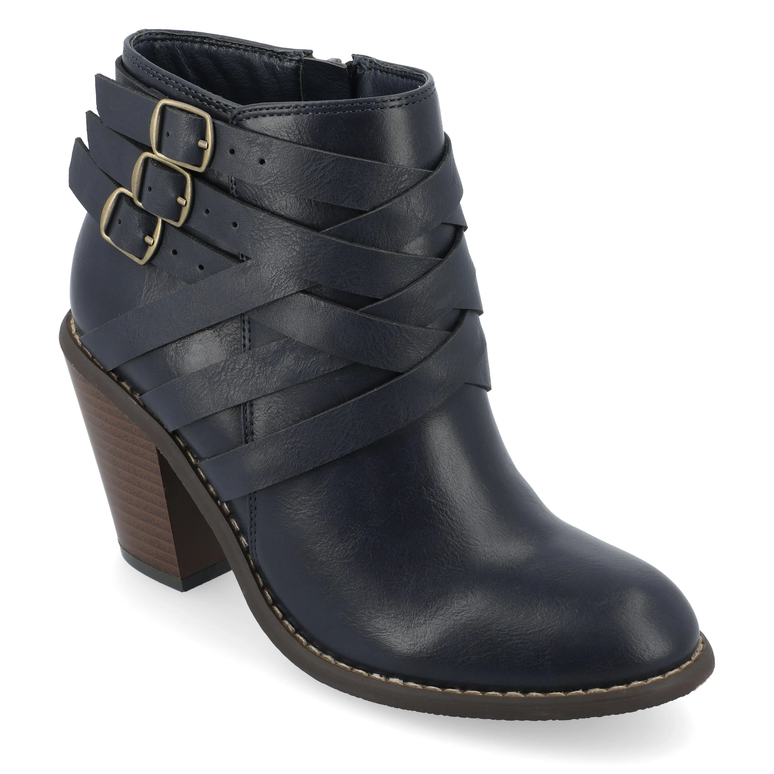 Journee Collection Women's Strap Bootie