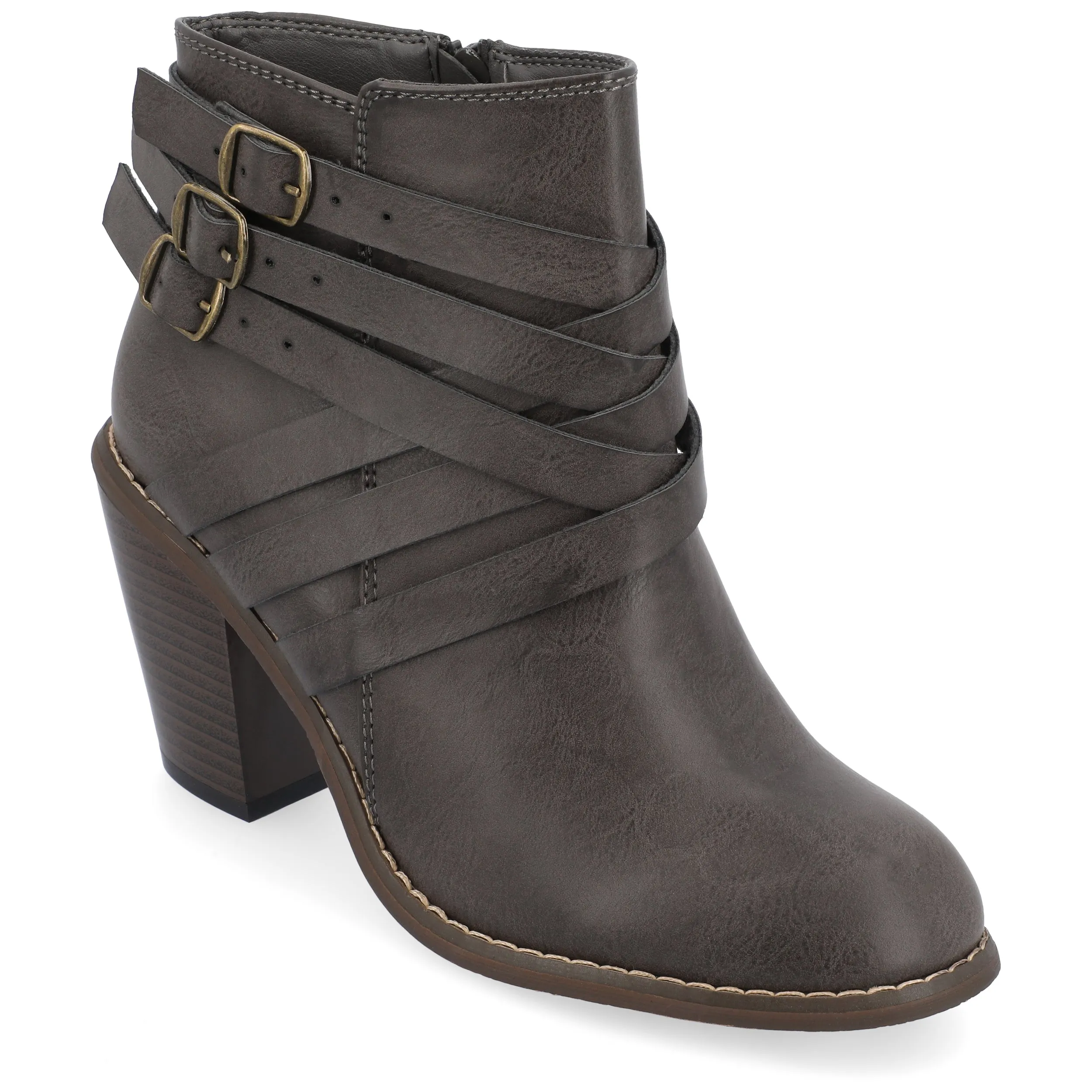 Journee Collection Women's Strap Bootie