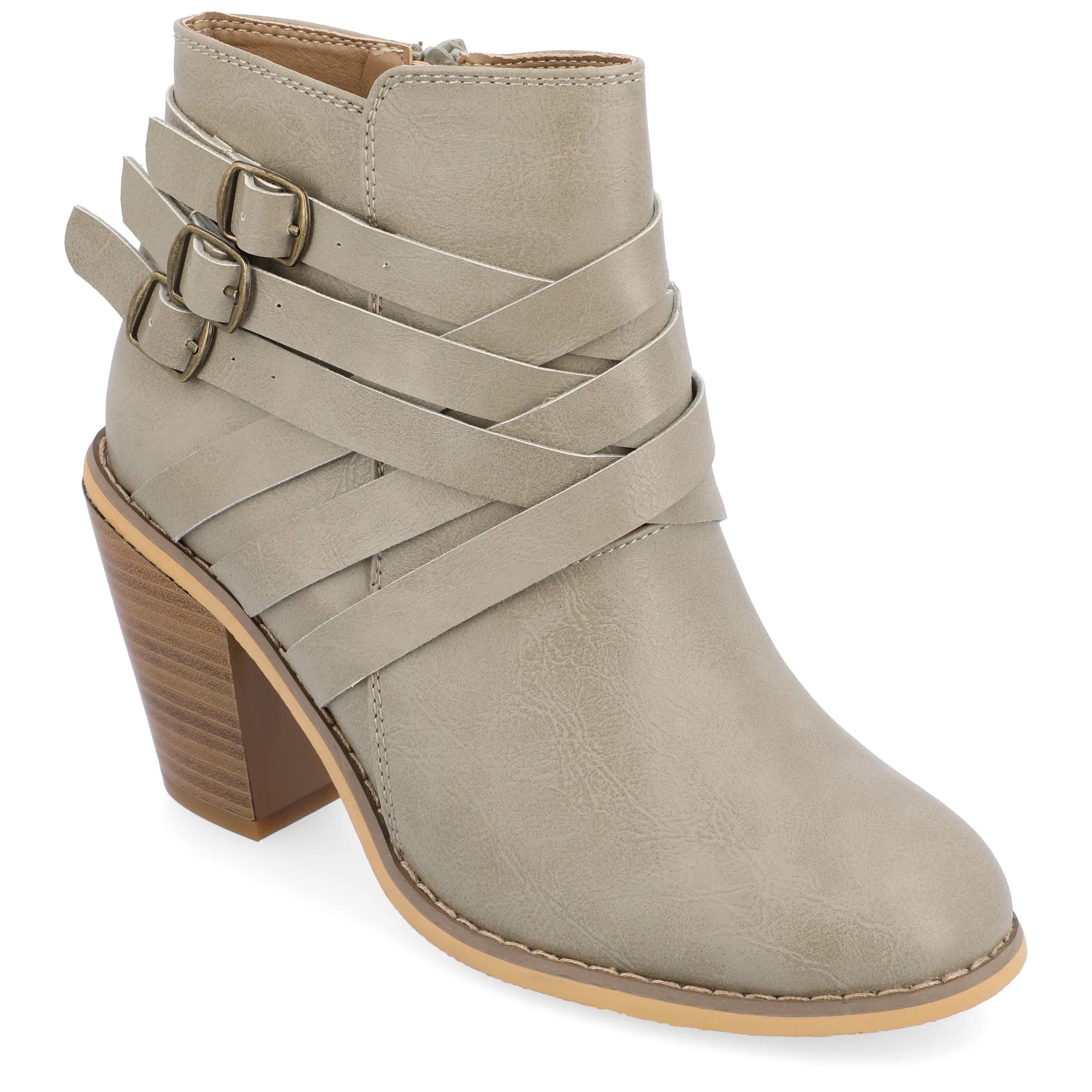 Journee Collection Women's Strap Bootie