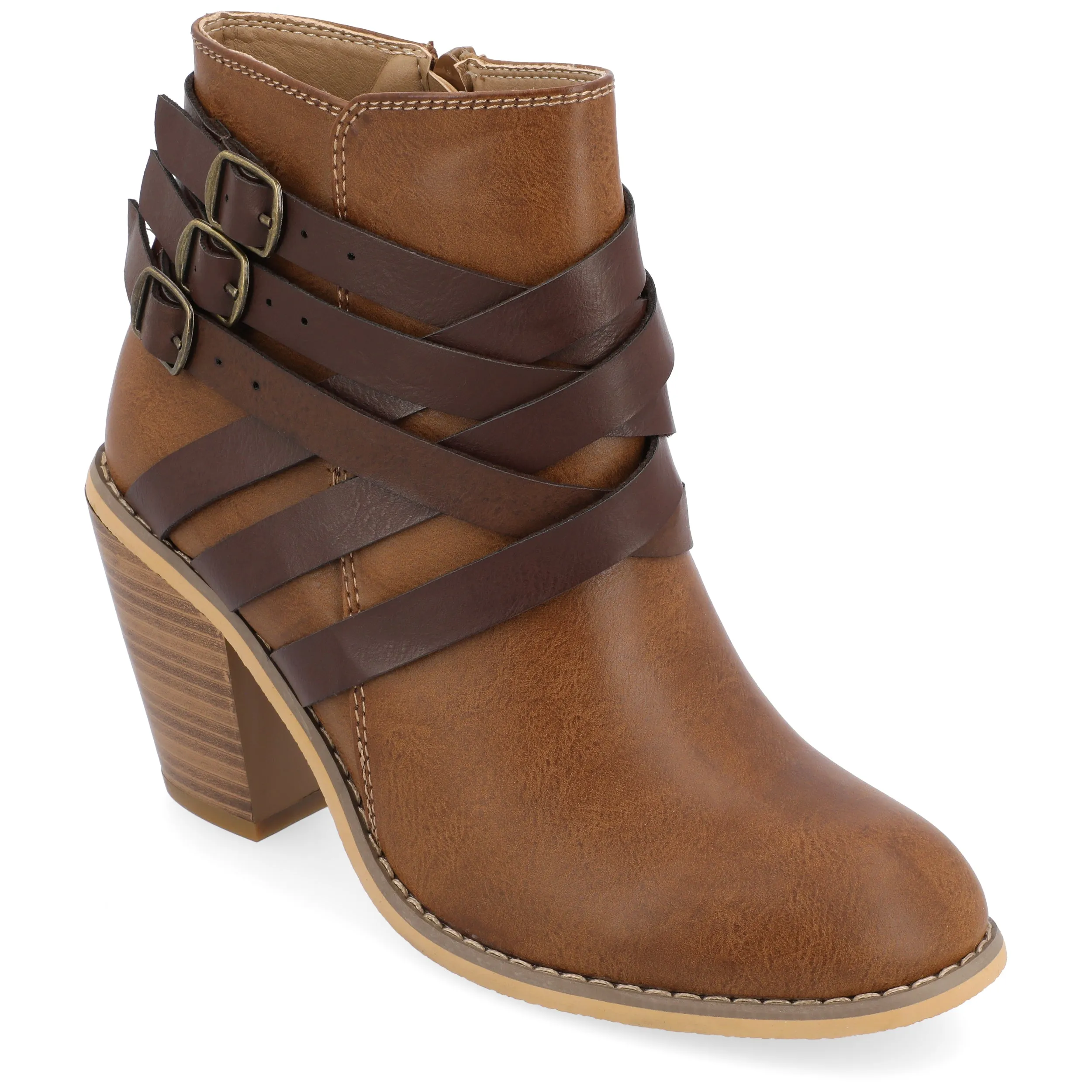 Journee Collection Women's Strap Bootie