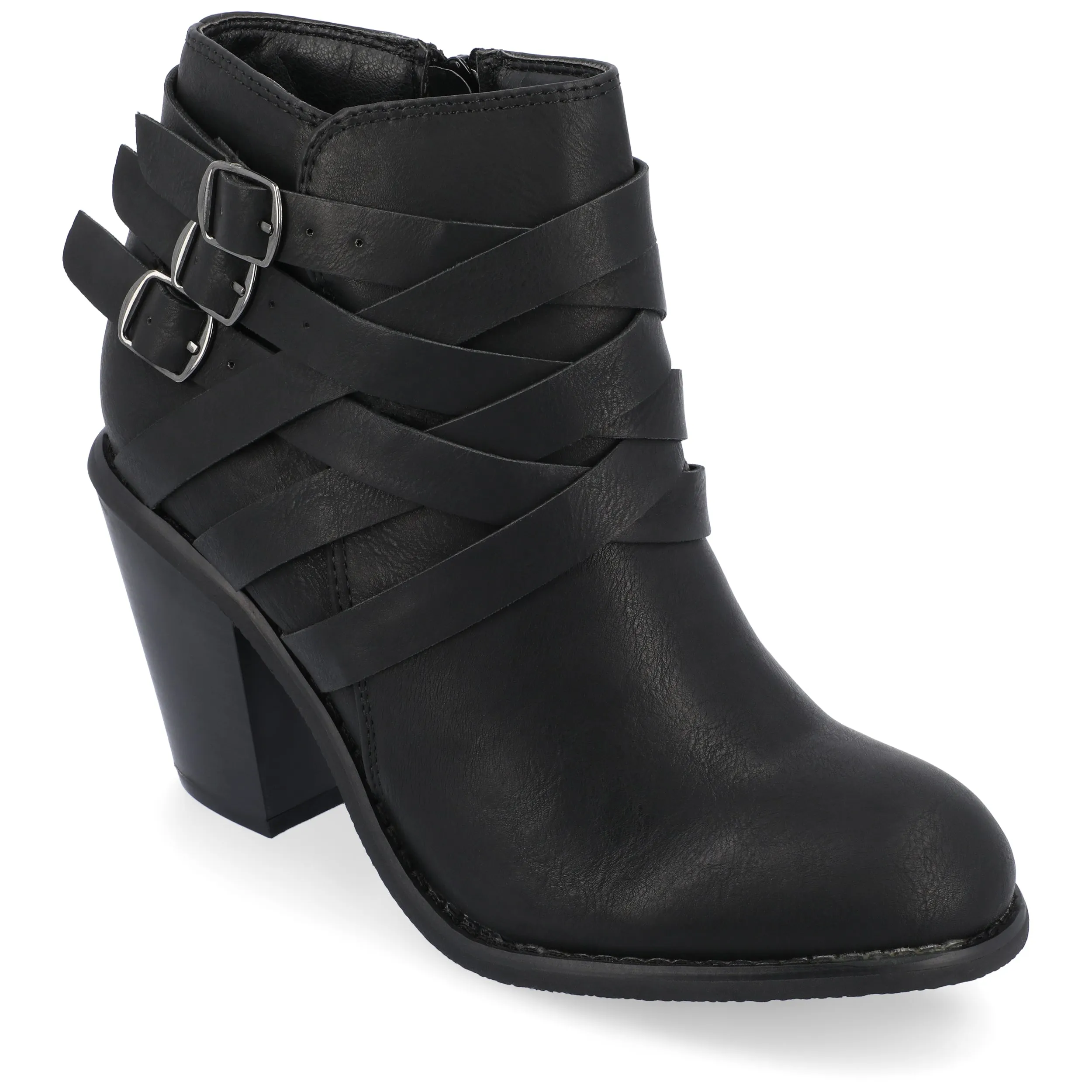 Journee Collection Women's Strap Bootie