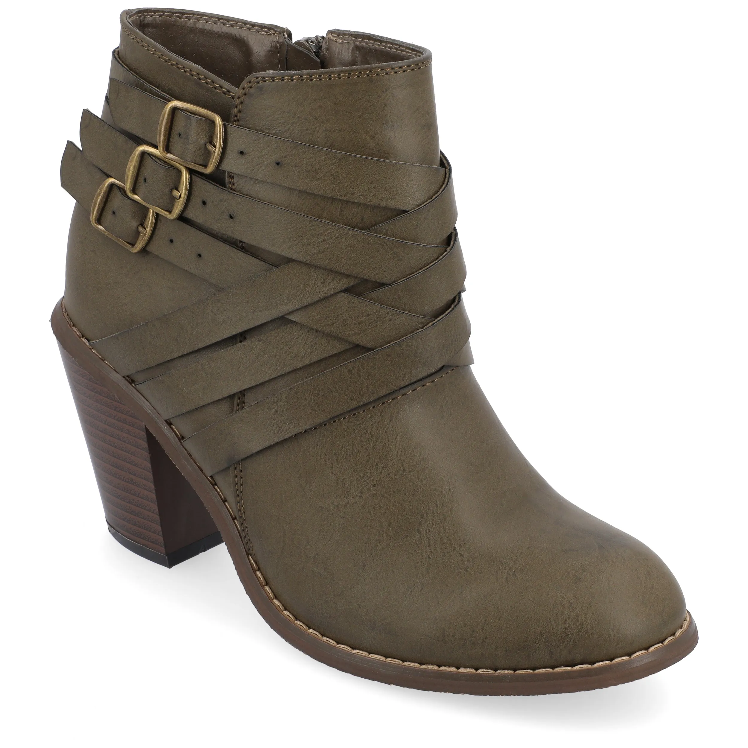 Journee Collection Women's Strap Bootie