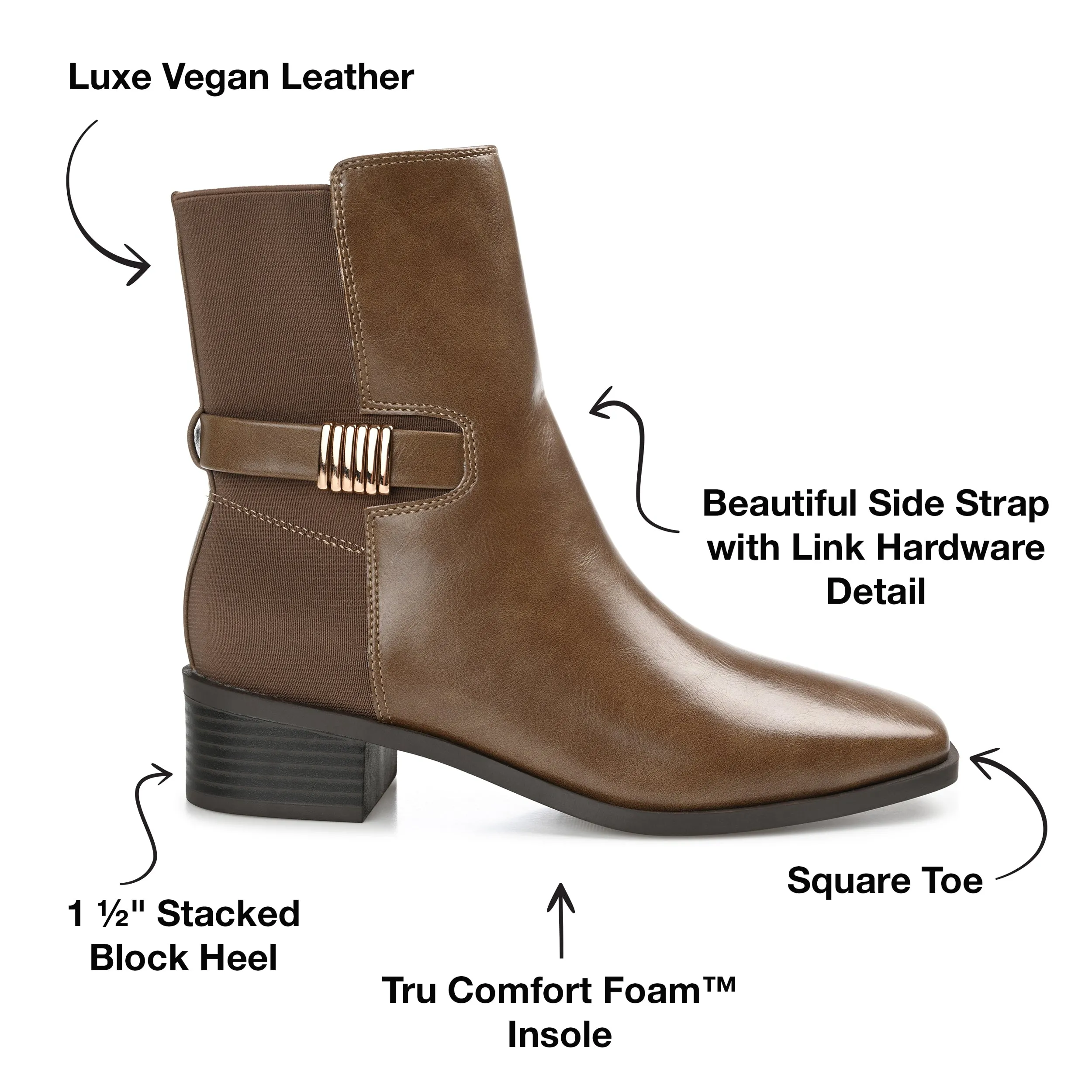 Journee Collection Women's Tru Comfort Foam Aubrie Bootie