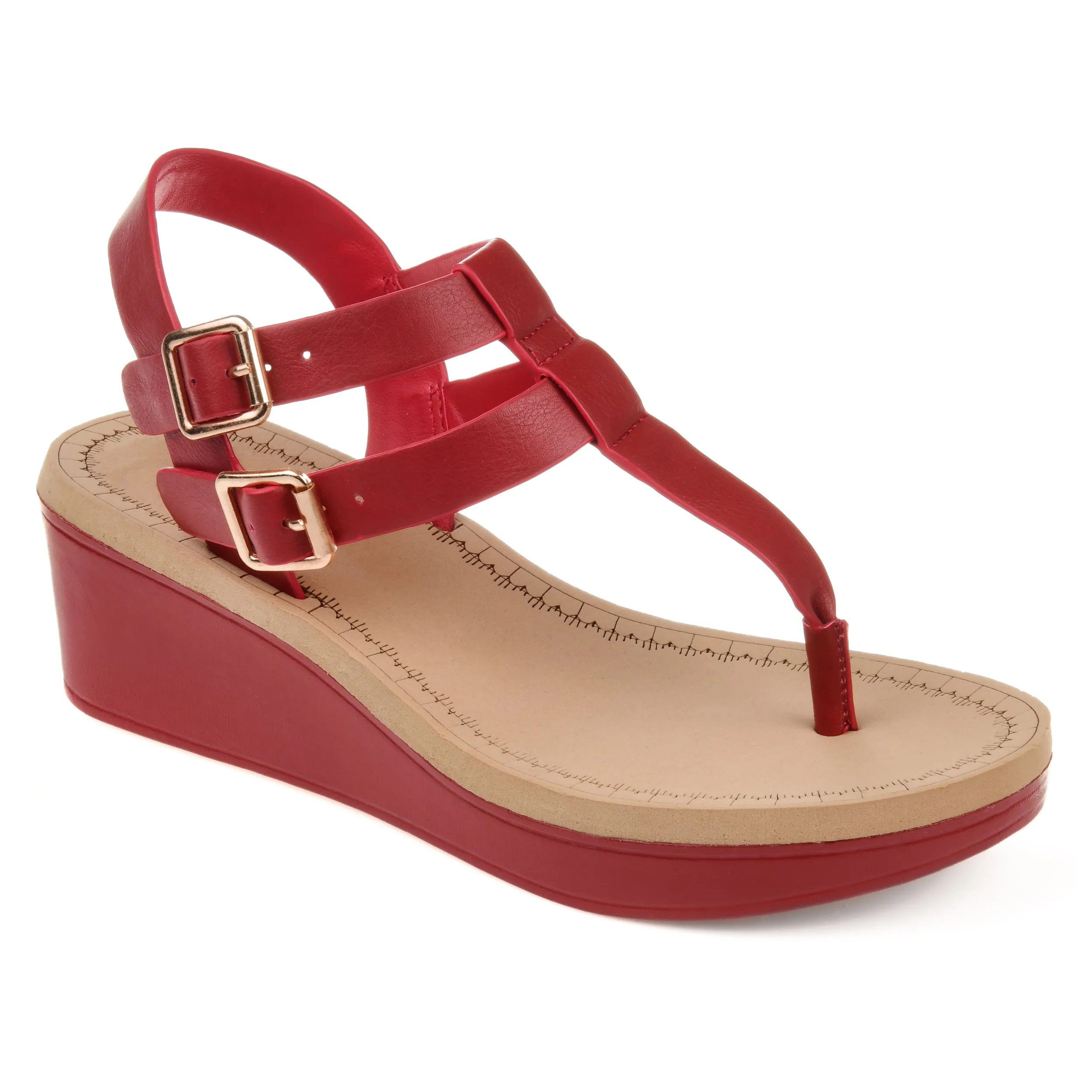 Journee Collection Women's Tru Comfort Foam Bianca Wedge Sandal