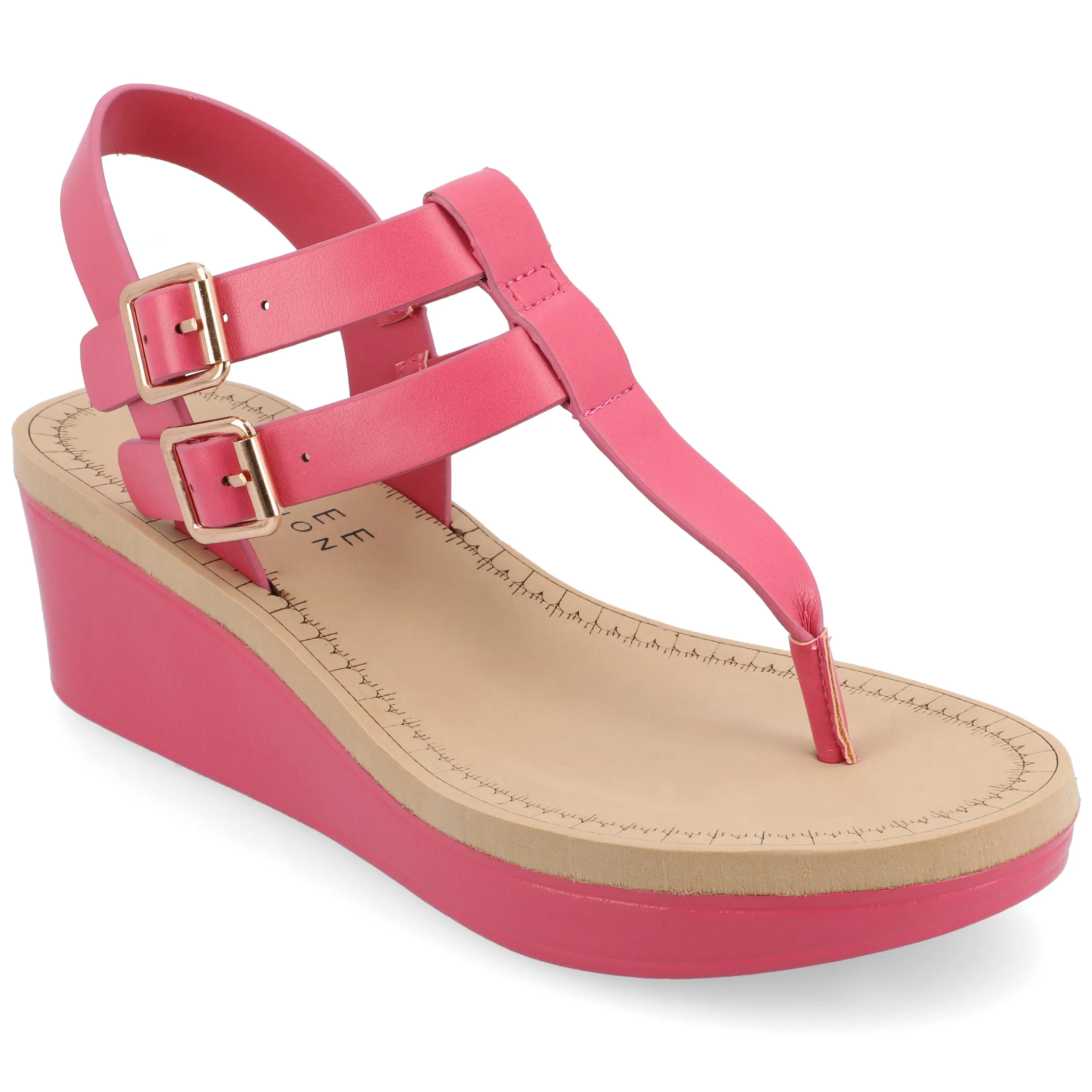 Journee Collection Women's Tru Comfort Foam Bianca Wedge Sandal