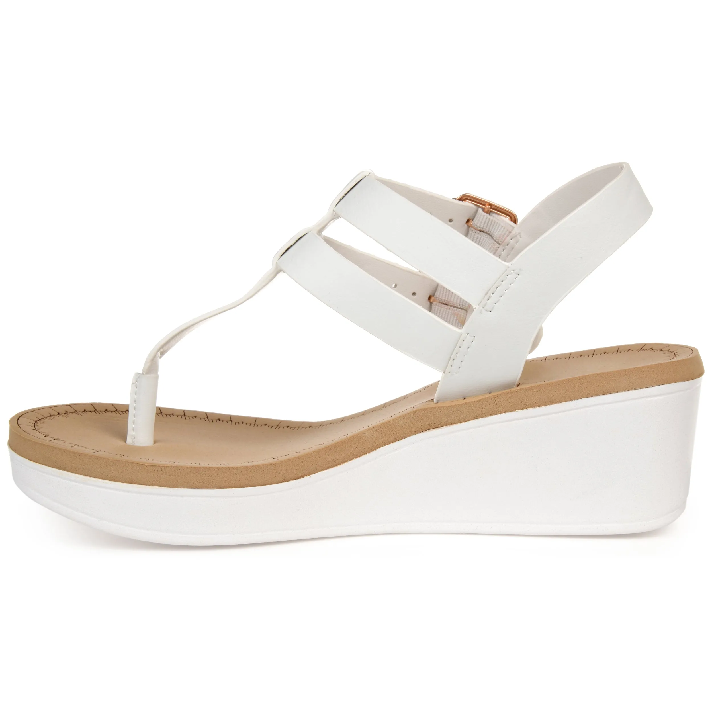 Journee Collection Women's Tru Comfort Foam Bianca Wedge Sandal