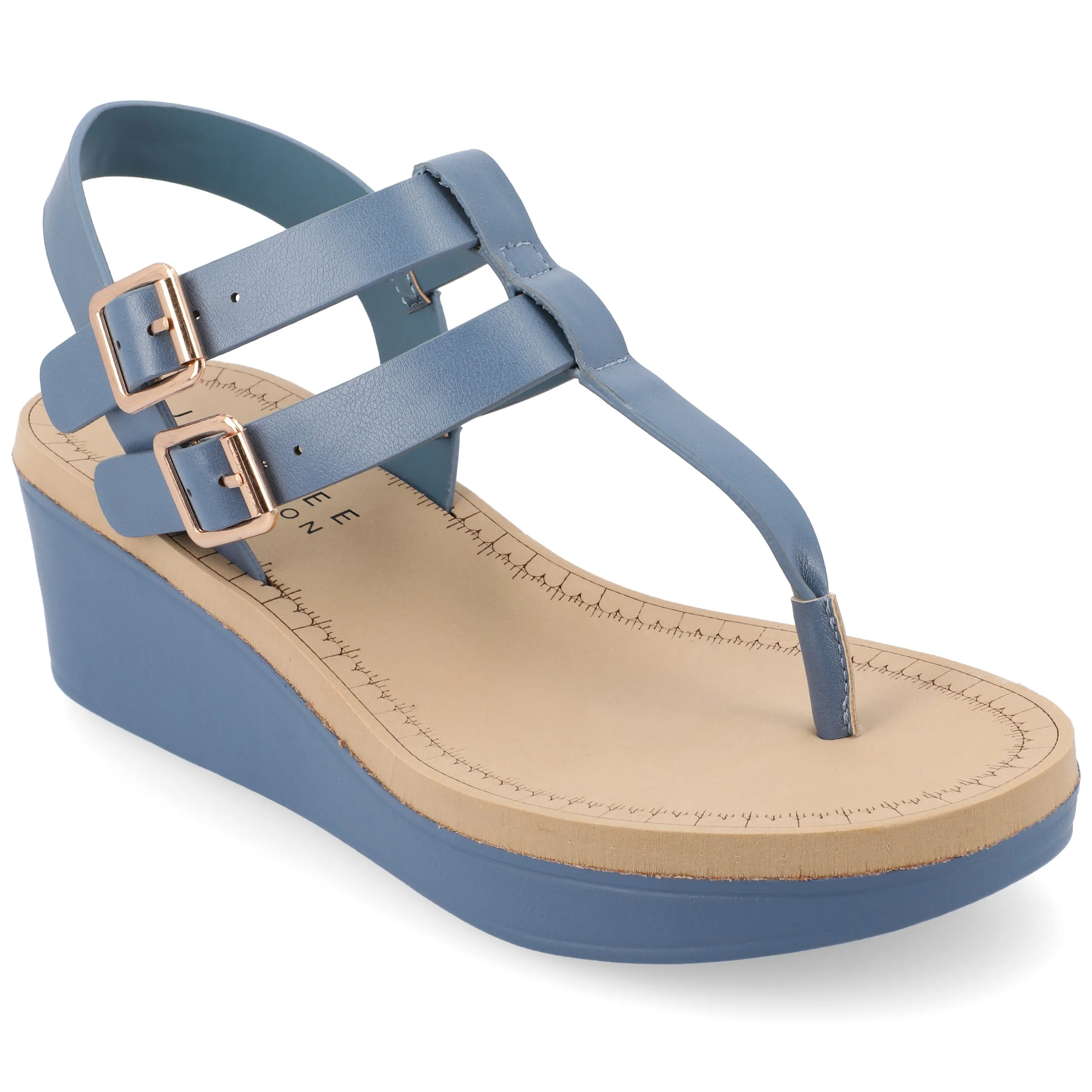 Journee Collection Women's Tru Comfort Foam Bianca Wedge Sandal