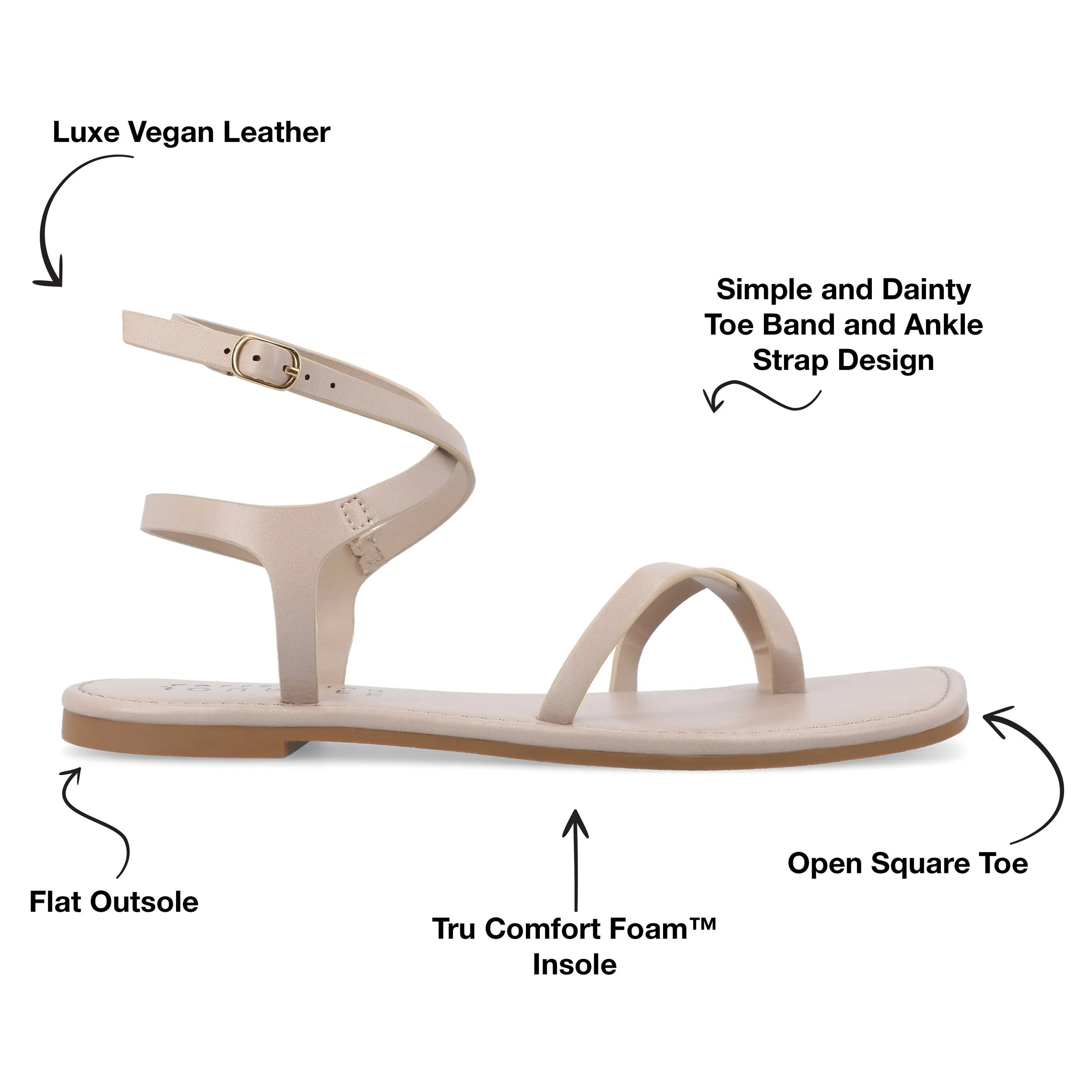 Journee Collection Women's Tru Comfort Foam Charra Sandals