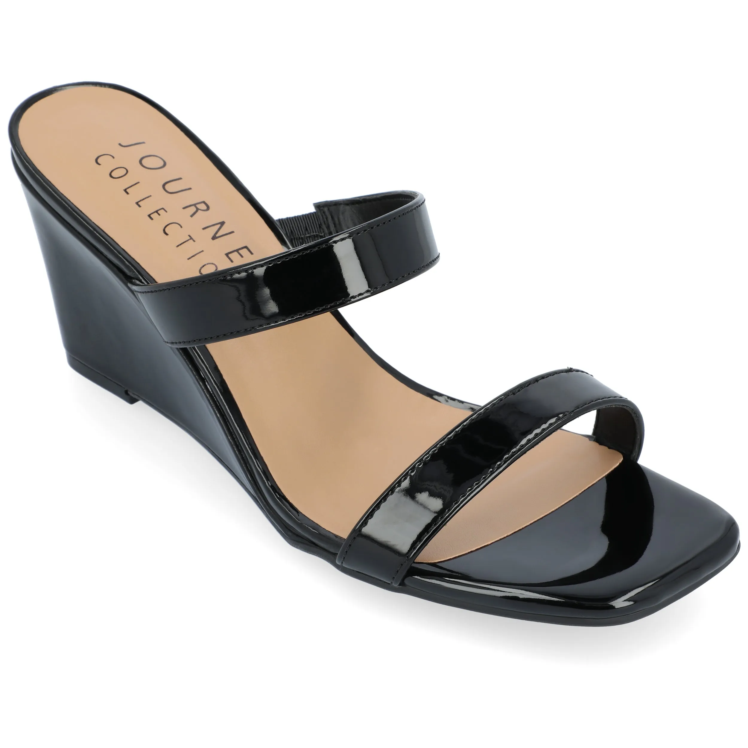 Journee Collection Women's Tru Comfort Foam Clover Wedge Sandals