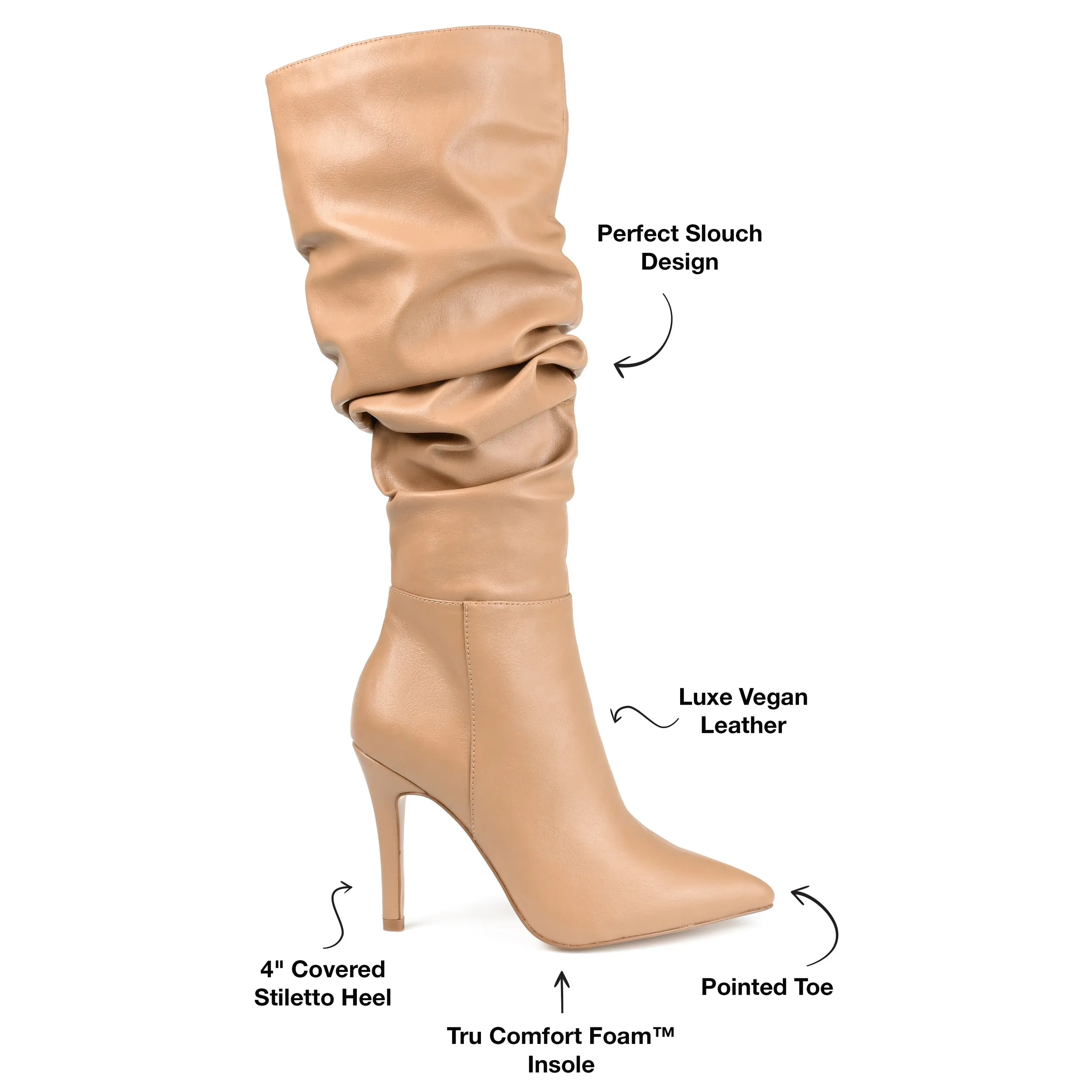Journee Collection Women's Tru Comfort Foam Extra Wide Calf Sarie Boot
