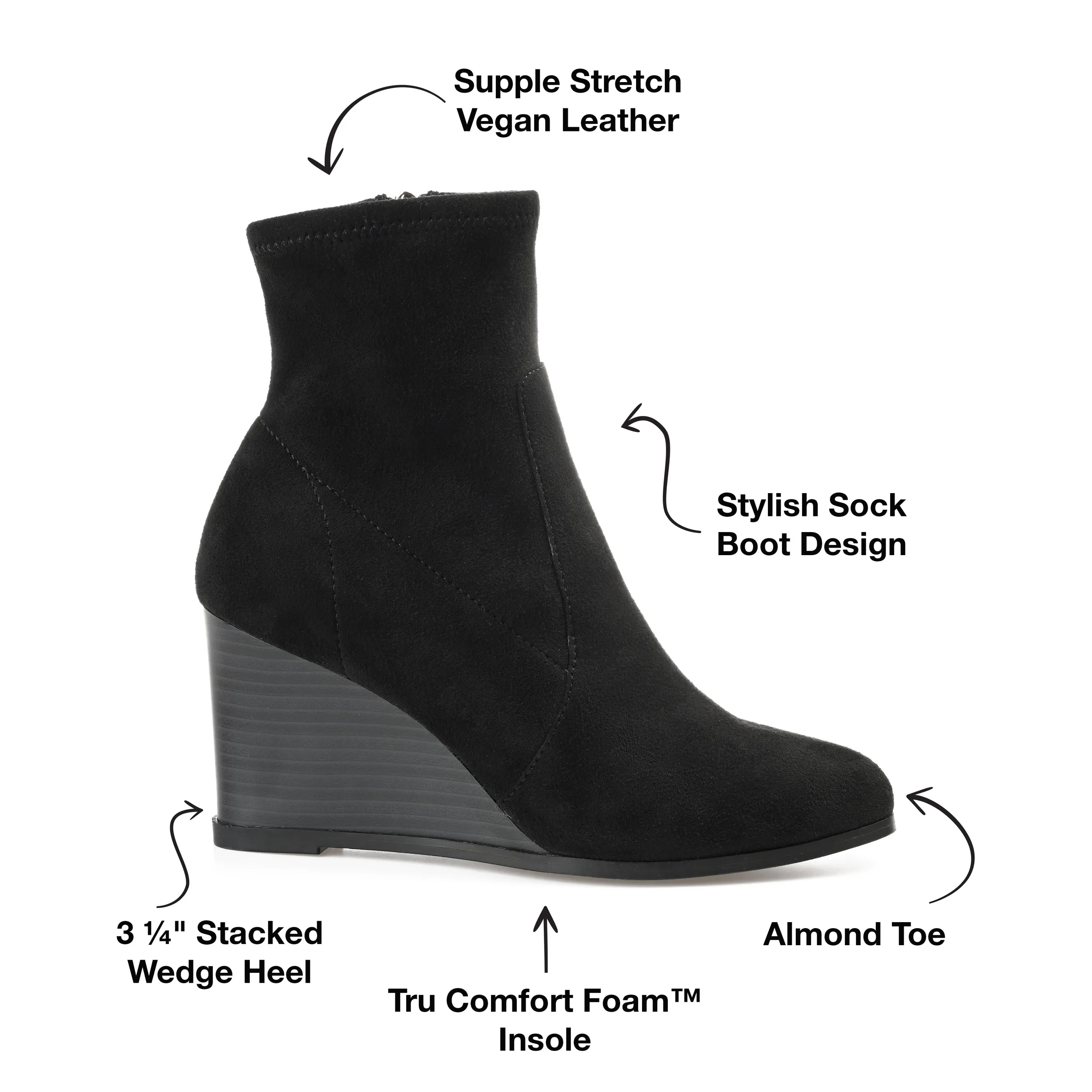 Journee Collection Women's Tru Comfort Foam Hepburn Bootie
