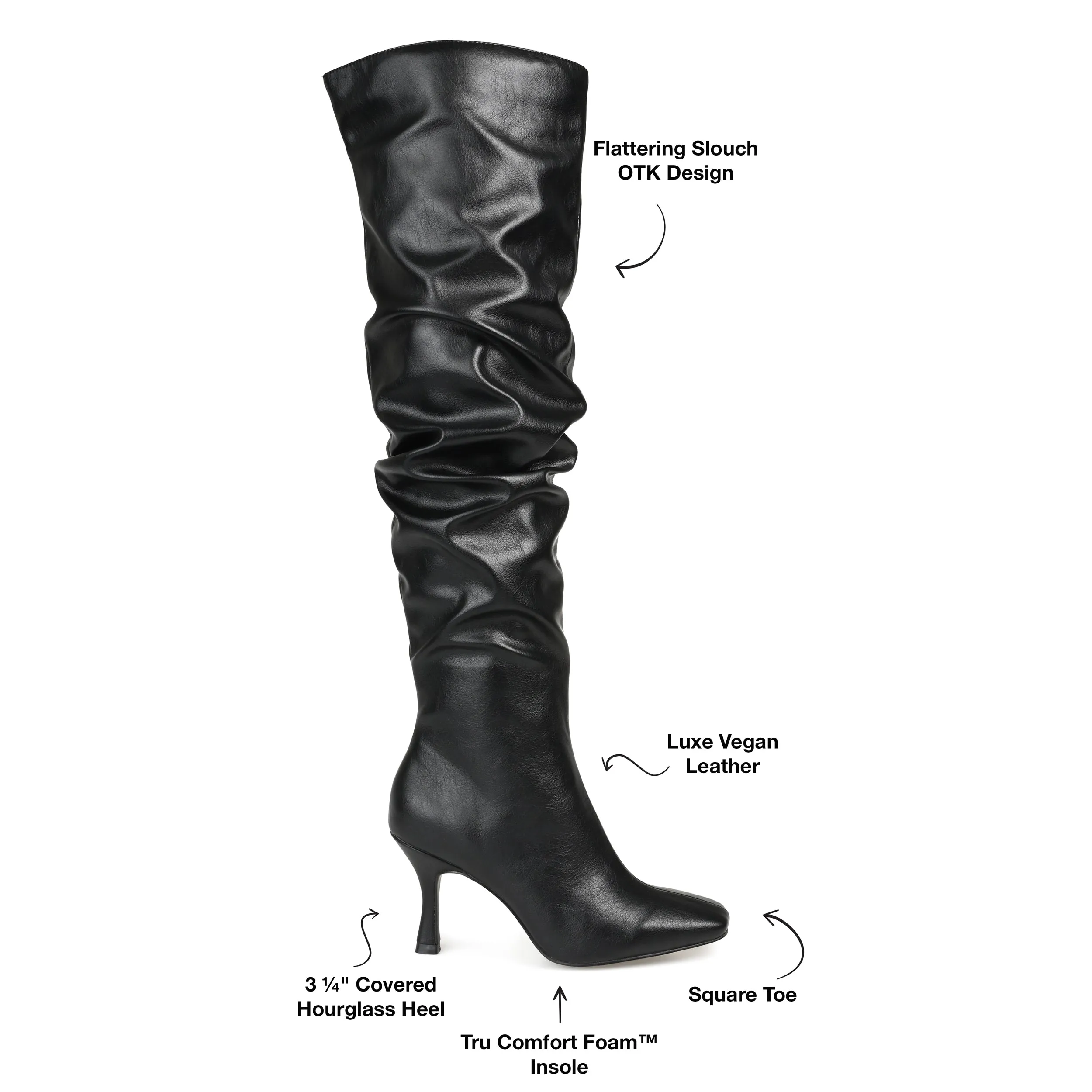Journee Collection Women's Tru Comfort Foam Kindy Boot