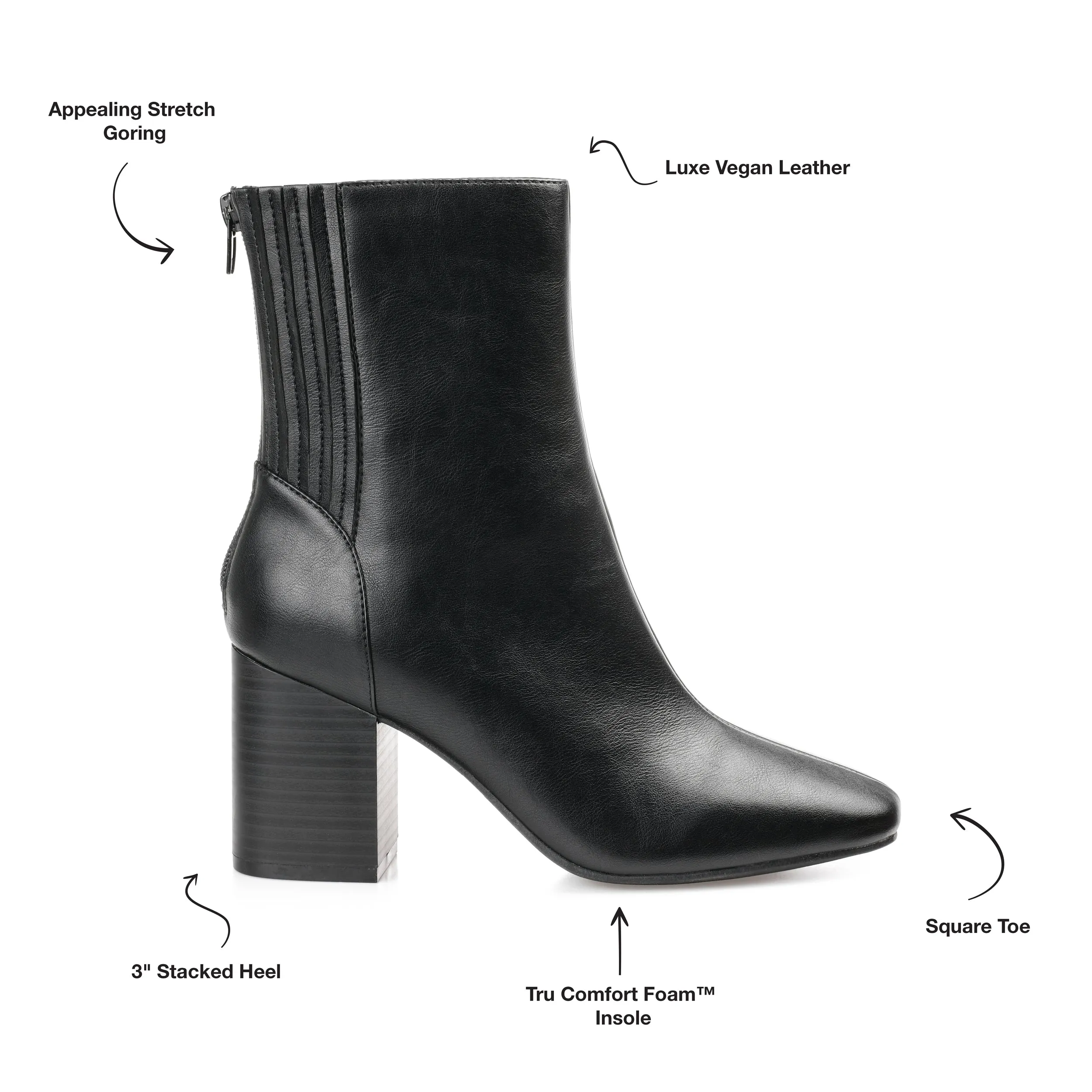 Journee Collection Women's Tru Comfort Foam Maize Bootie