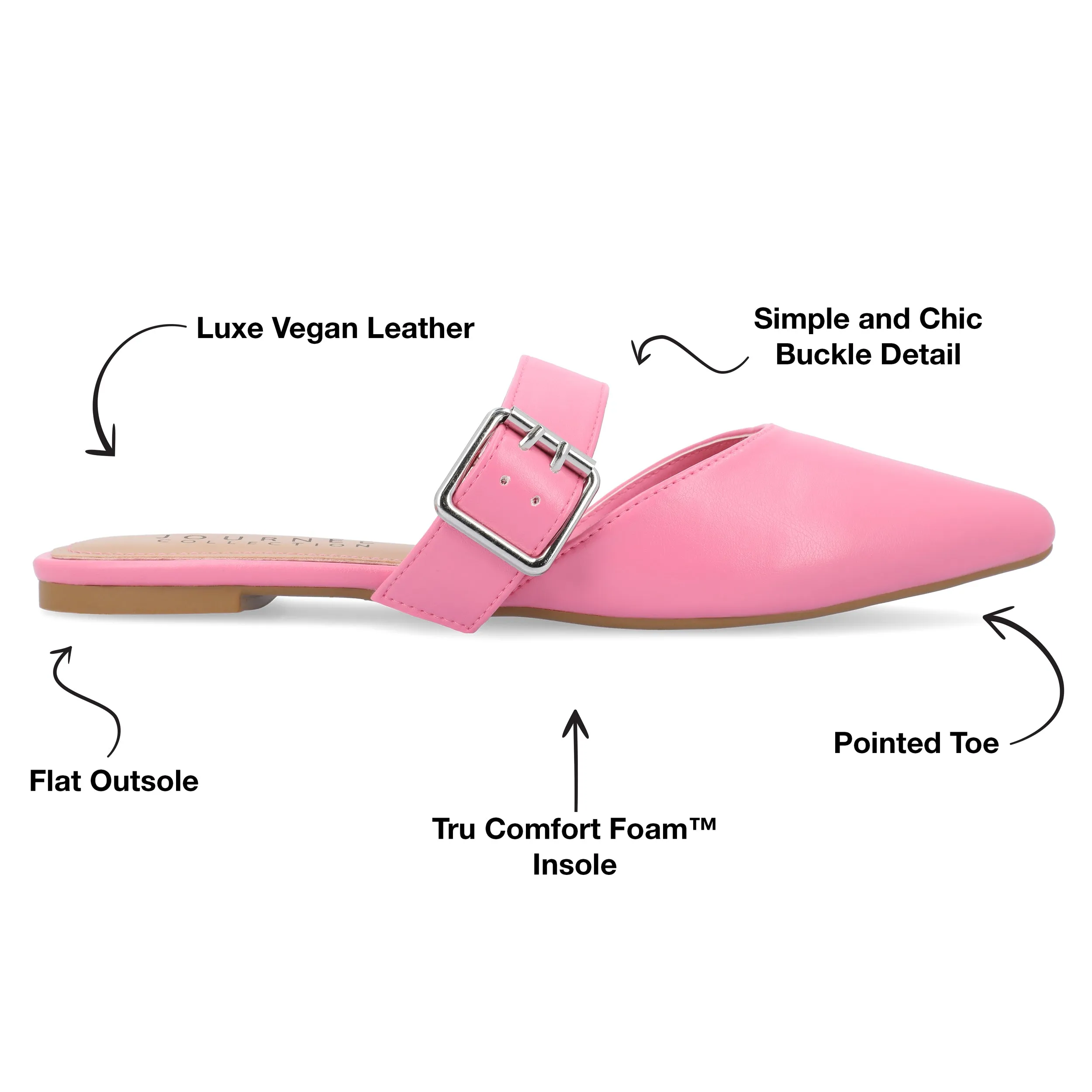 Journee Collection Women's Tru Comfort Foam Shaella Flats
