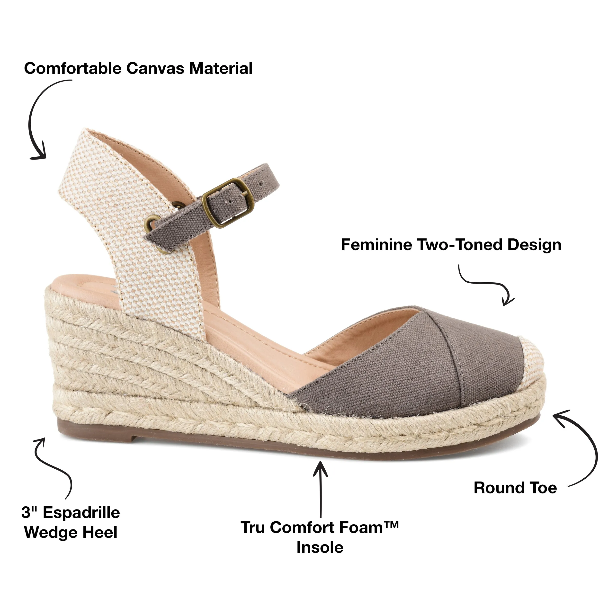 Journee Collection Women's Tru Comfort Foam Wide Width Ashlyn Wedge