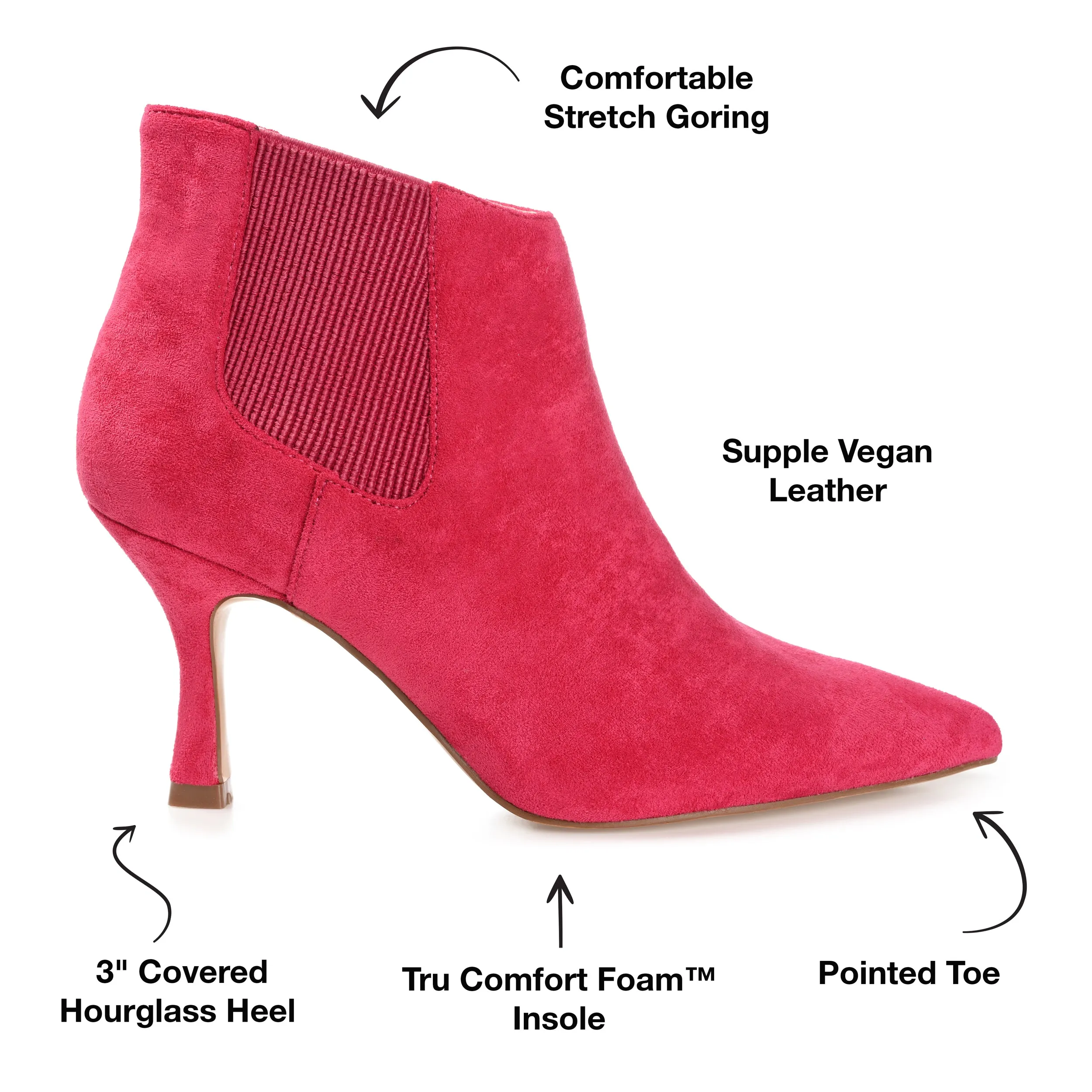 Journee Collection Women's Tru Comfort Foam Wide Width Elitta Bootie
