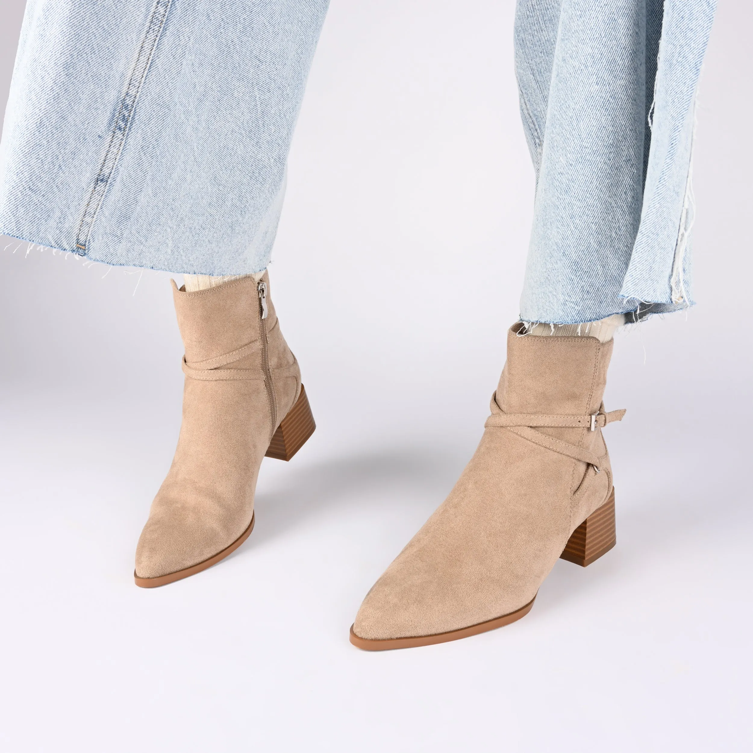 Journee Collection Women's Tru Comfort Foam Wide Width Estelle Booties