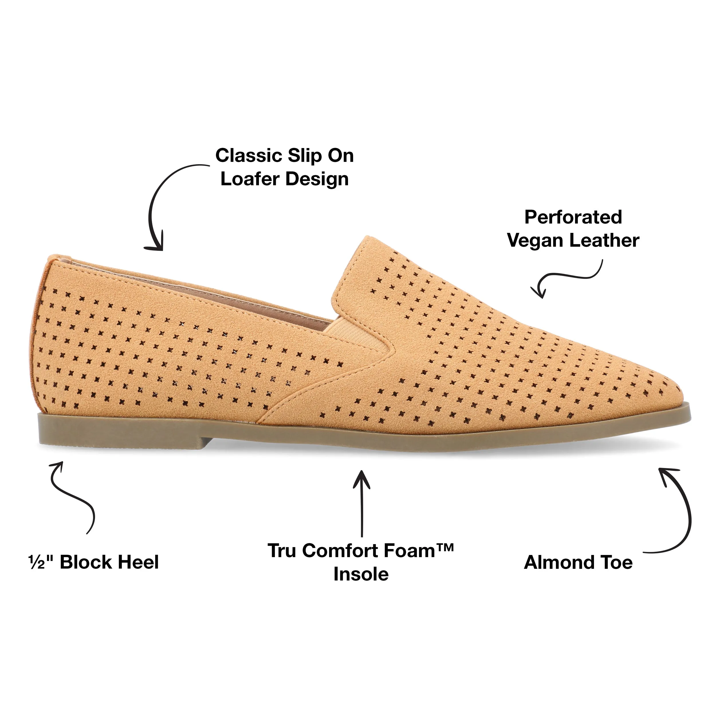Journee Collection Women's Tru Comfort Foam Wide Width Lucie Flat
