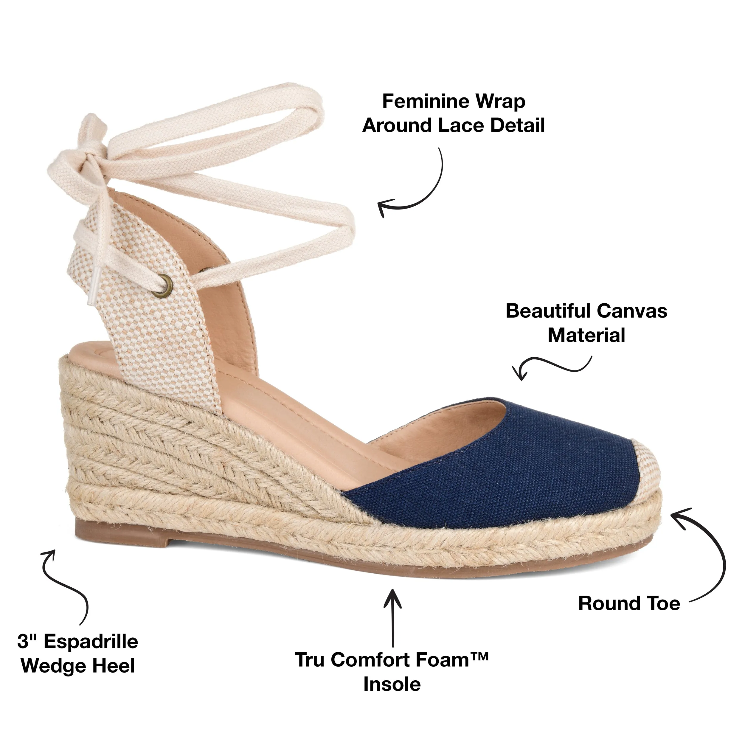 Journee Collection Women's Tru Comfort Foam Wide Width Monte Wedge