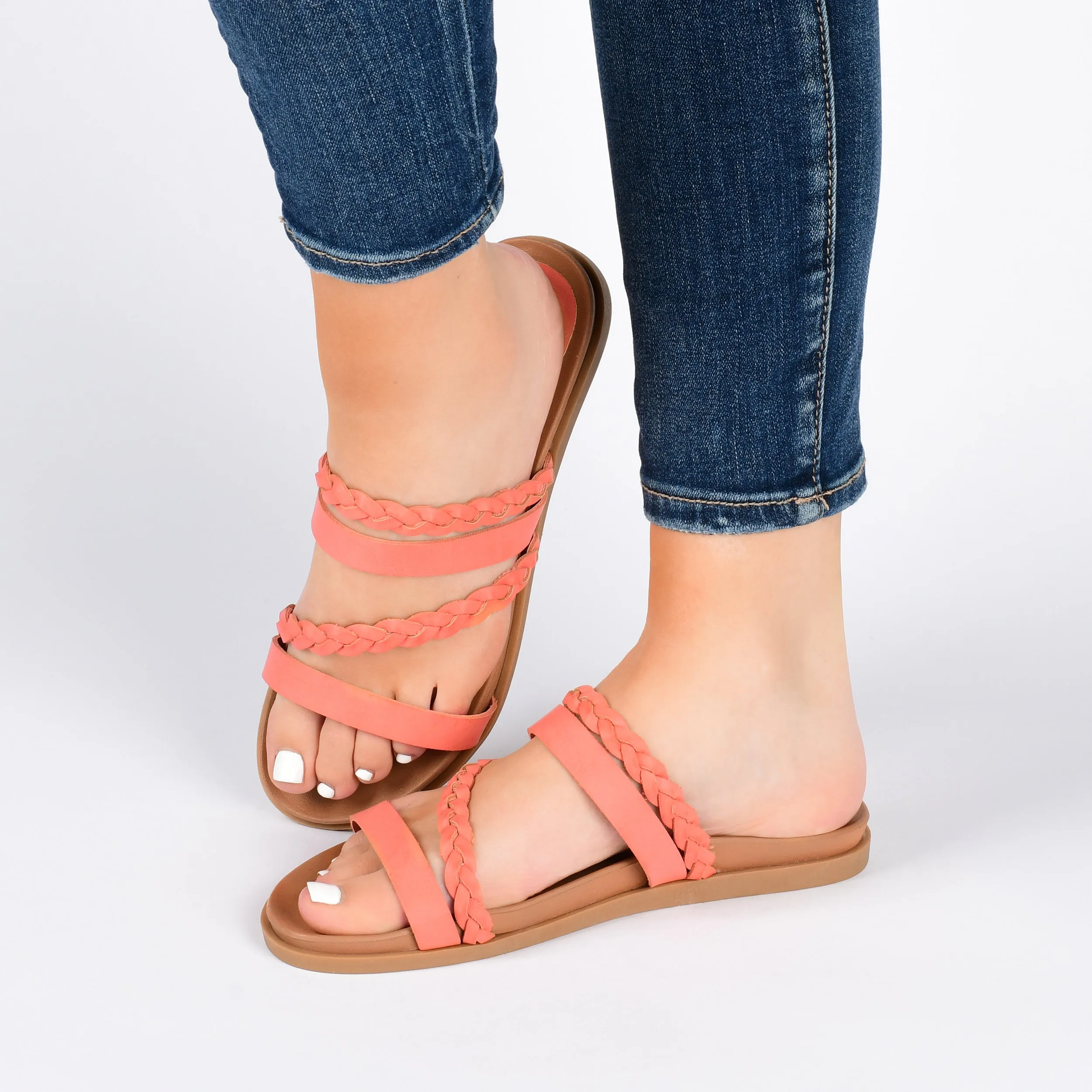 Journee Collection Women's Wide Width Colette Sandal