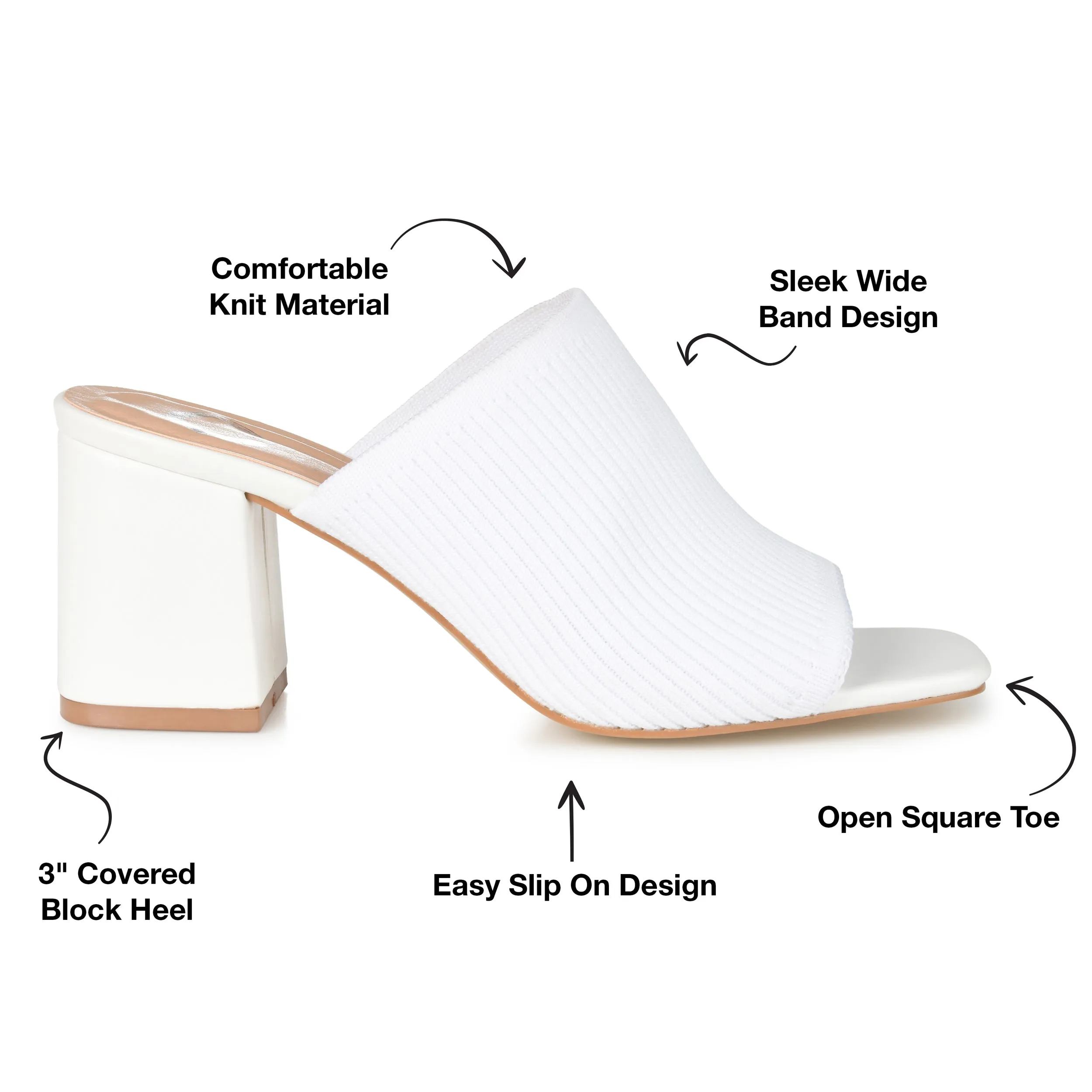 Journee Collection Women's Wide Width Lorenna Mule