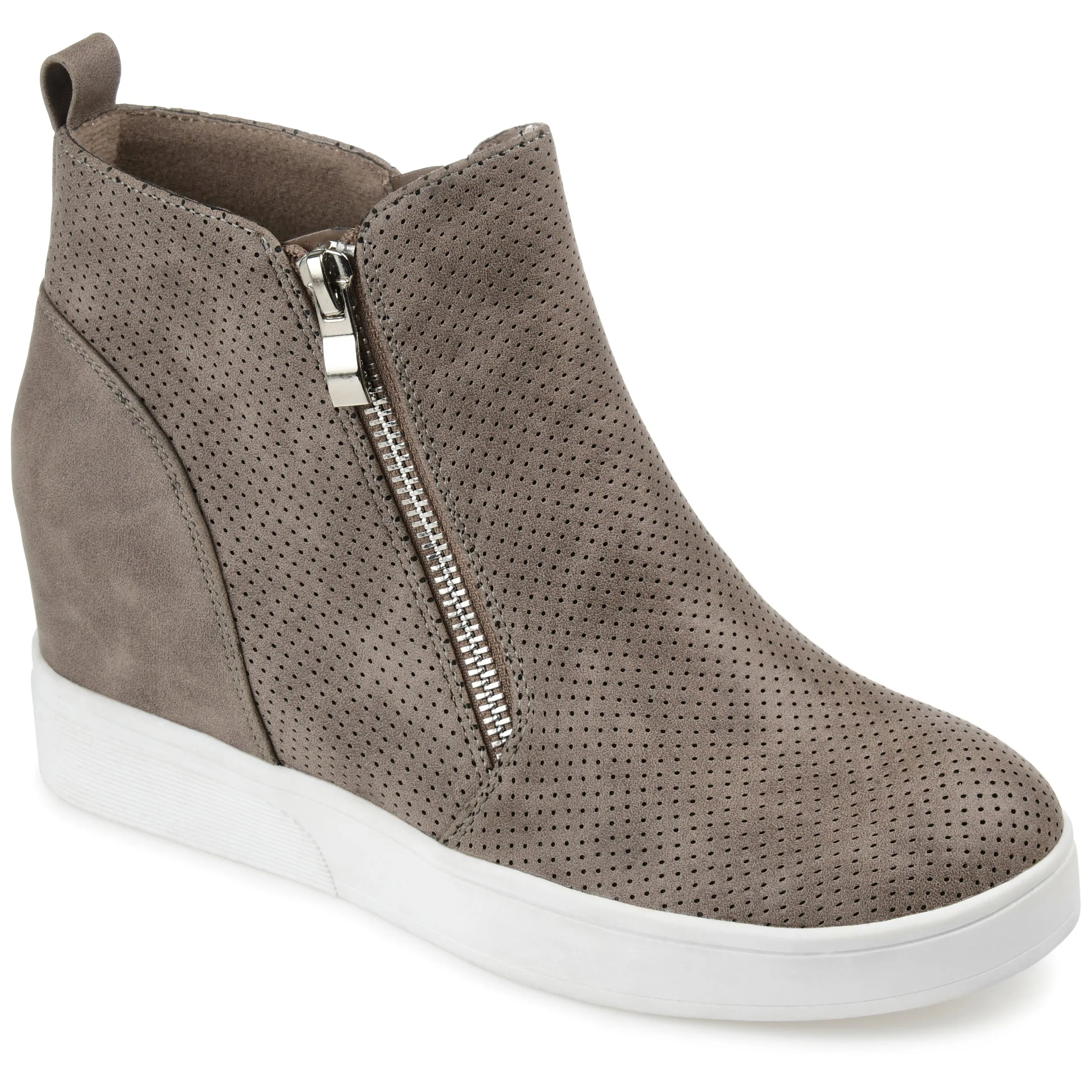 Journee Collection Women's Wide Width Pennelope Sneaker Wedge