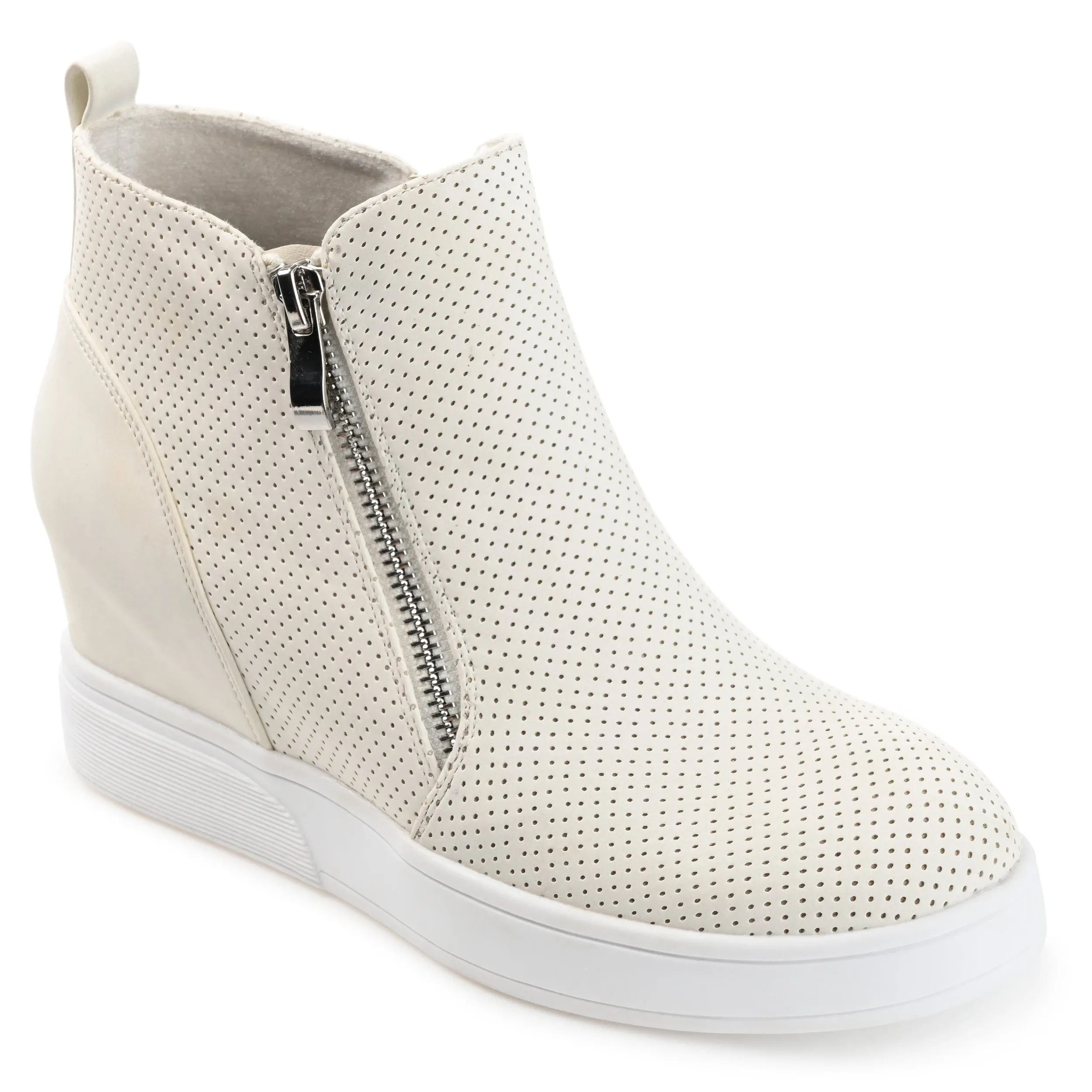 Journee Collection Women's Wide Width Pennelope Sneaker Wedge
