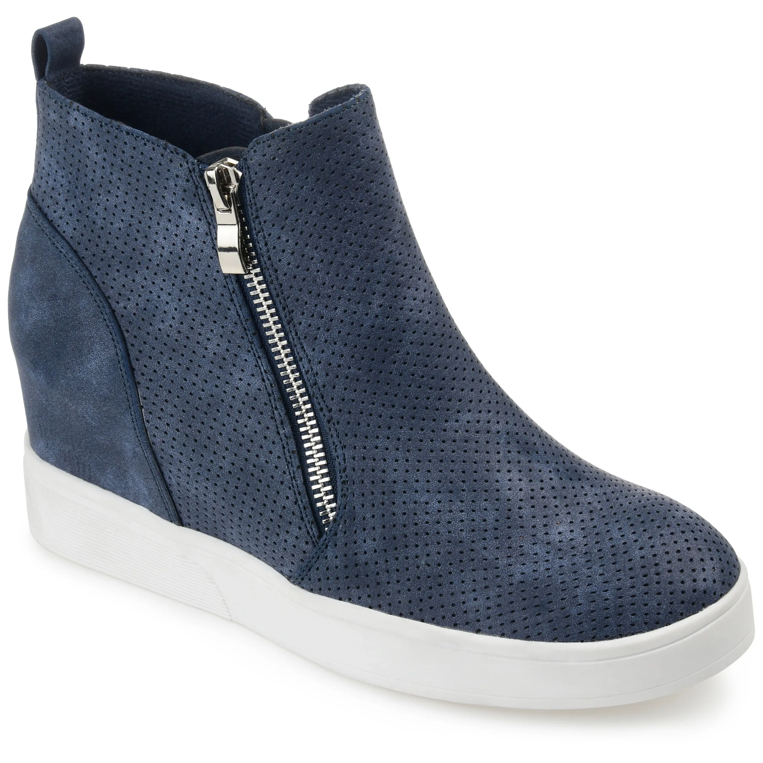Journee Collection Women's Wide Width Pennelope Sneaker Wedge