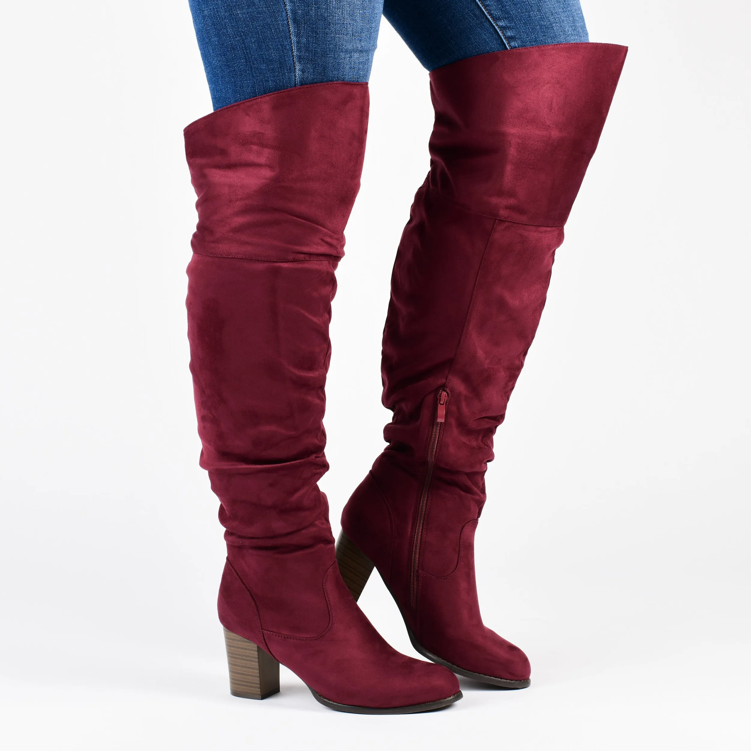 Journee Collection Women's Wide Width Wide Calf Kaison Boot