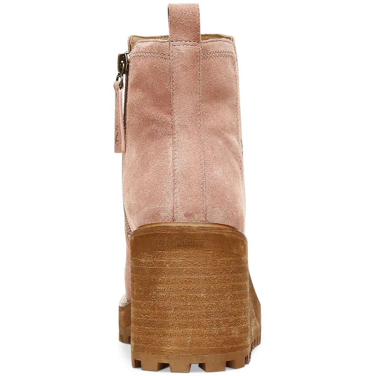 Julie Womens Lugged Sole Mid-calf Wedge Boots