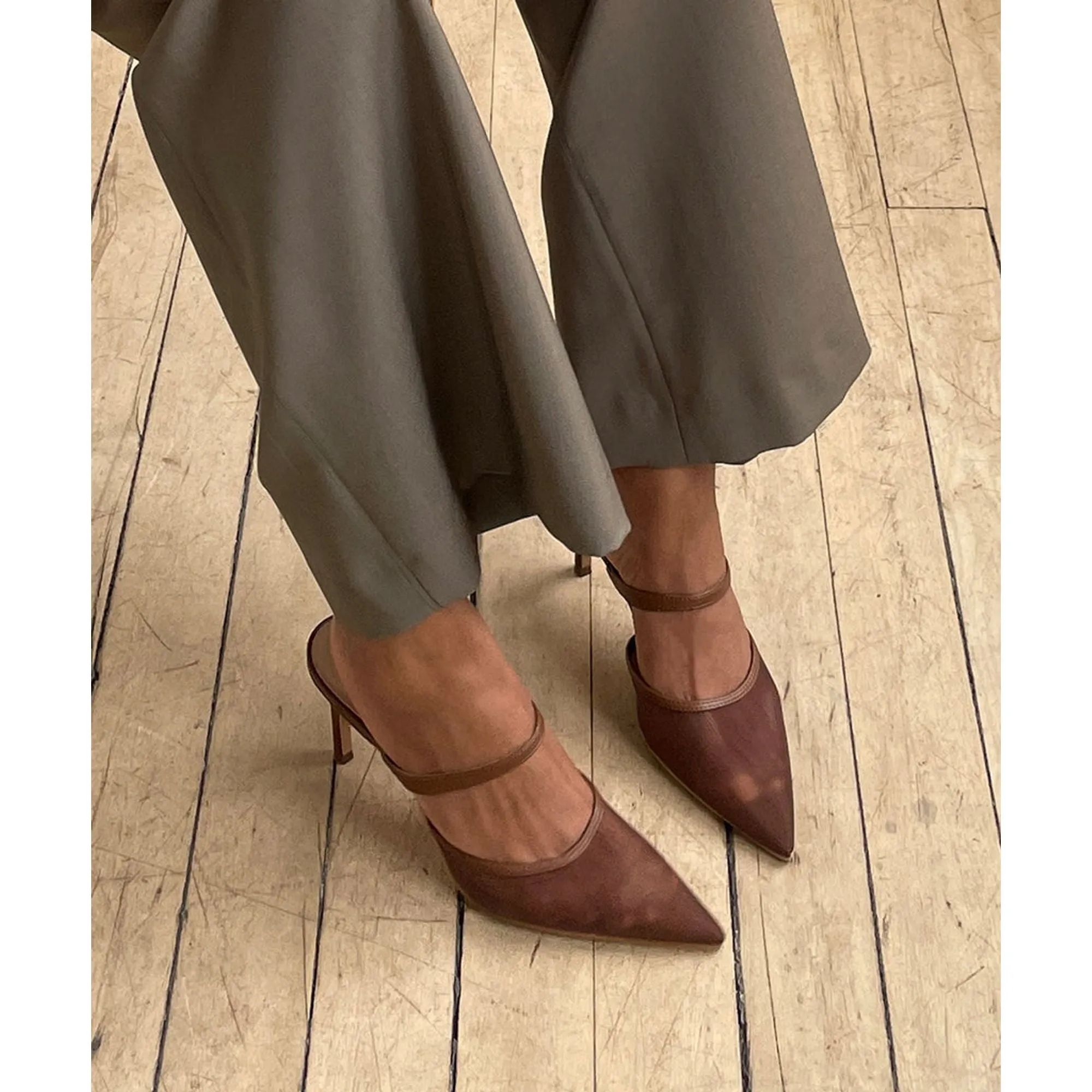 Katik Heels Espresso Mesh
