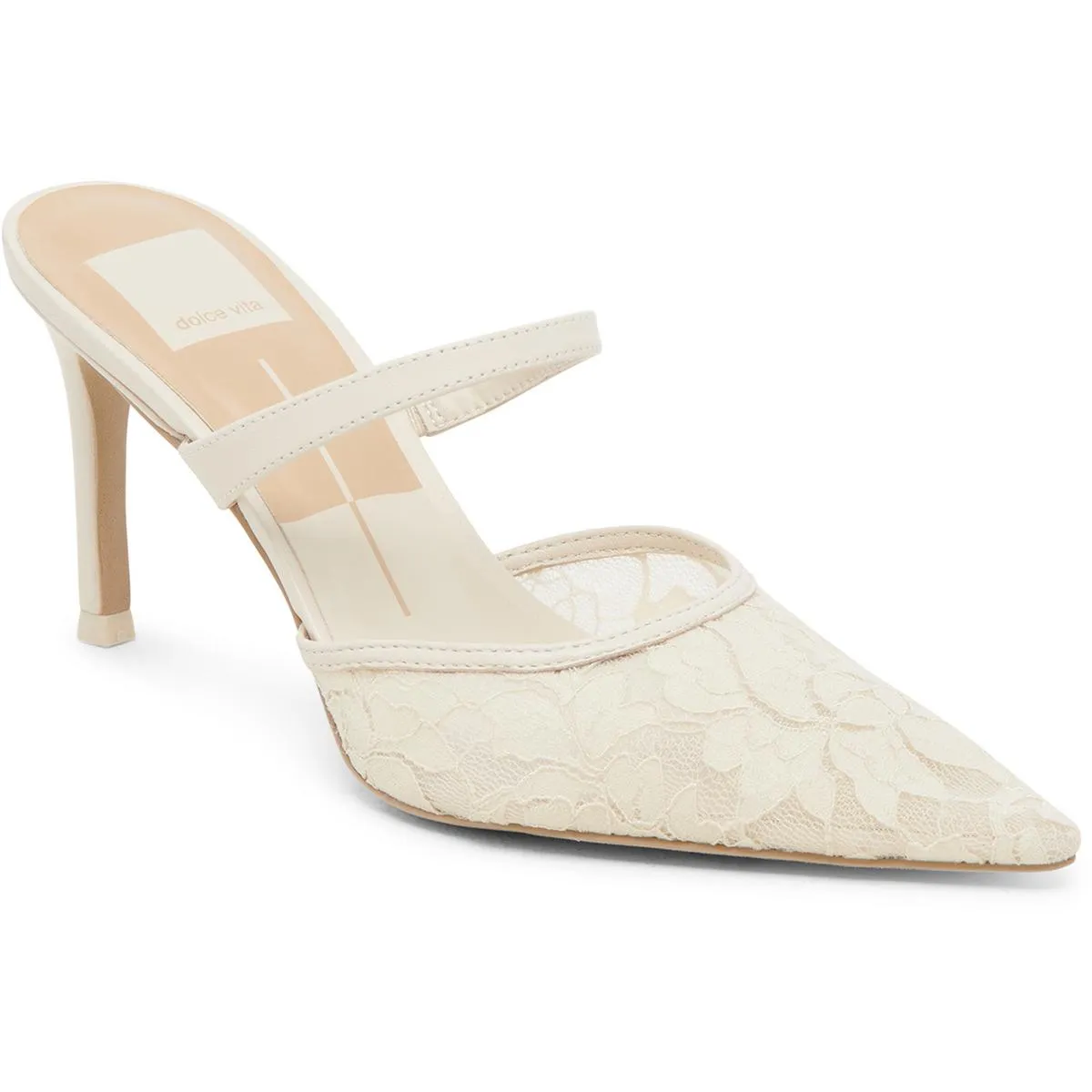 Katik Womens Mesh Pointed Toe Mules