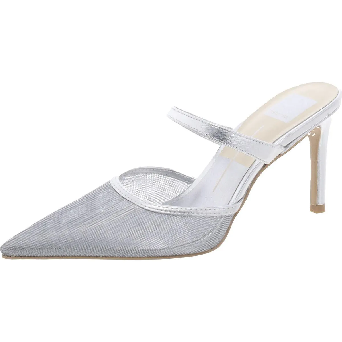 Katik Womens Mesh Pointed Toe Mules