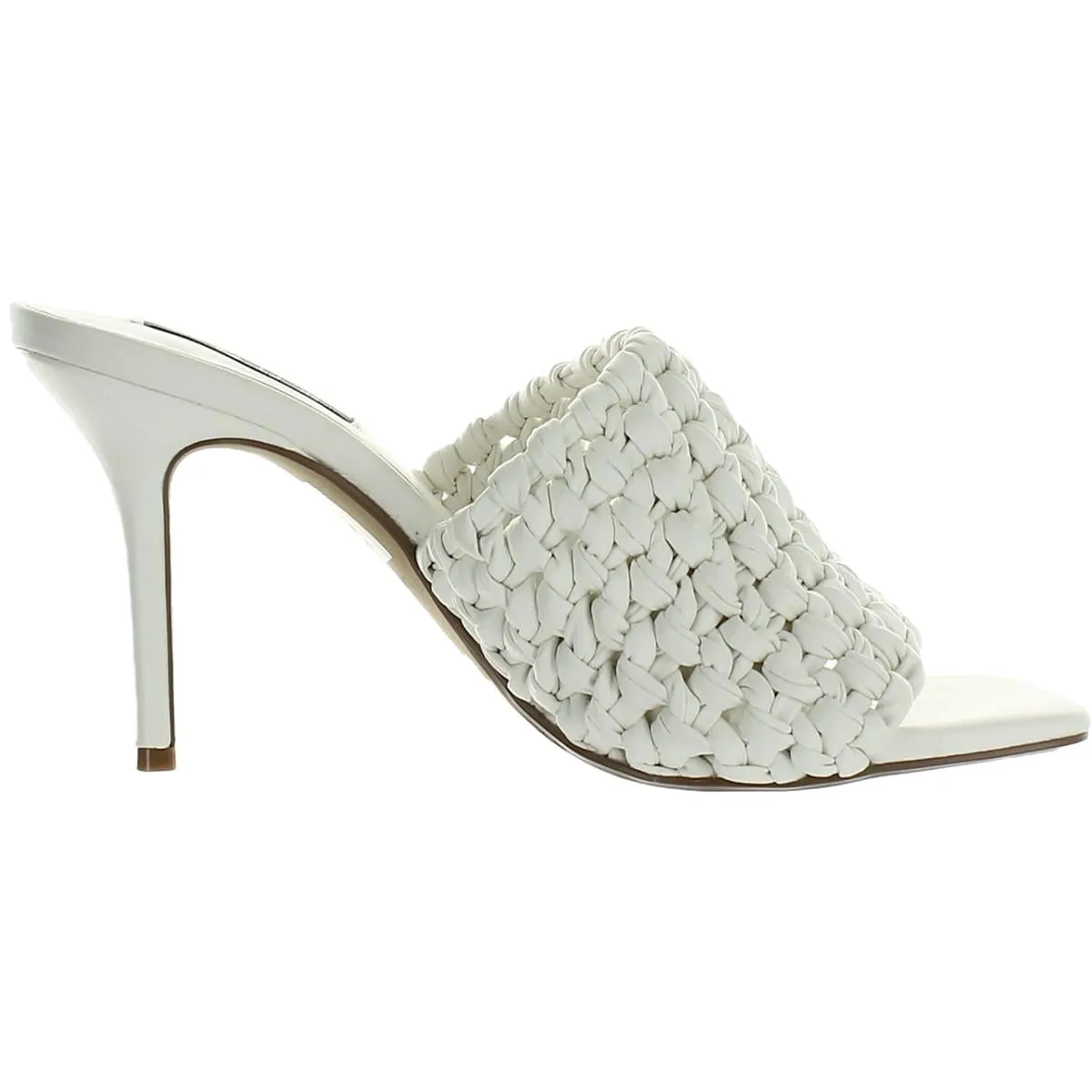 Katy Womens Faux Leather Slip On Mules