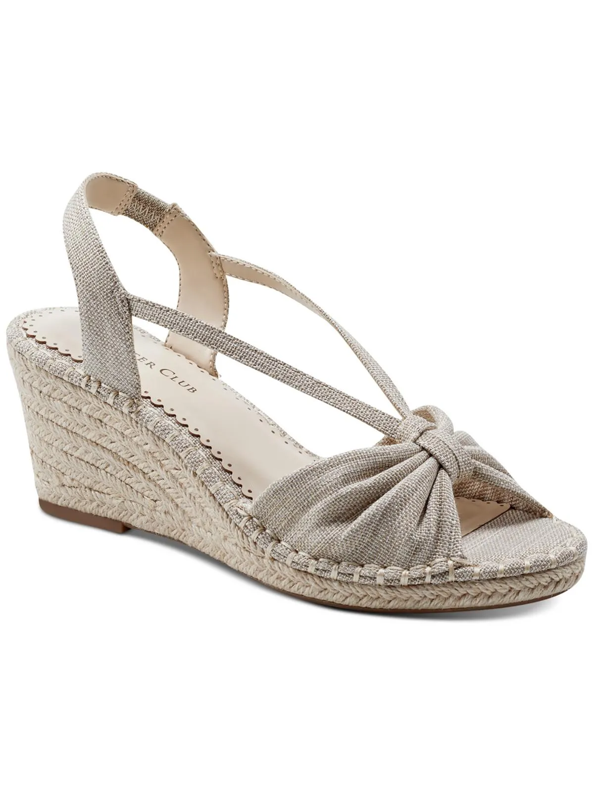 KIKA Womens Open Toe Stretch Straps Pumps