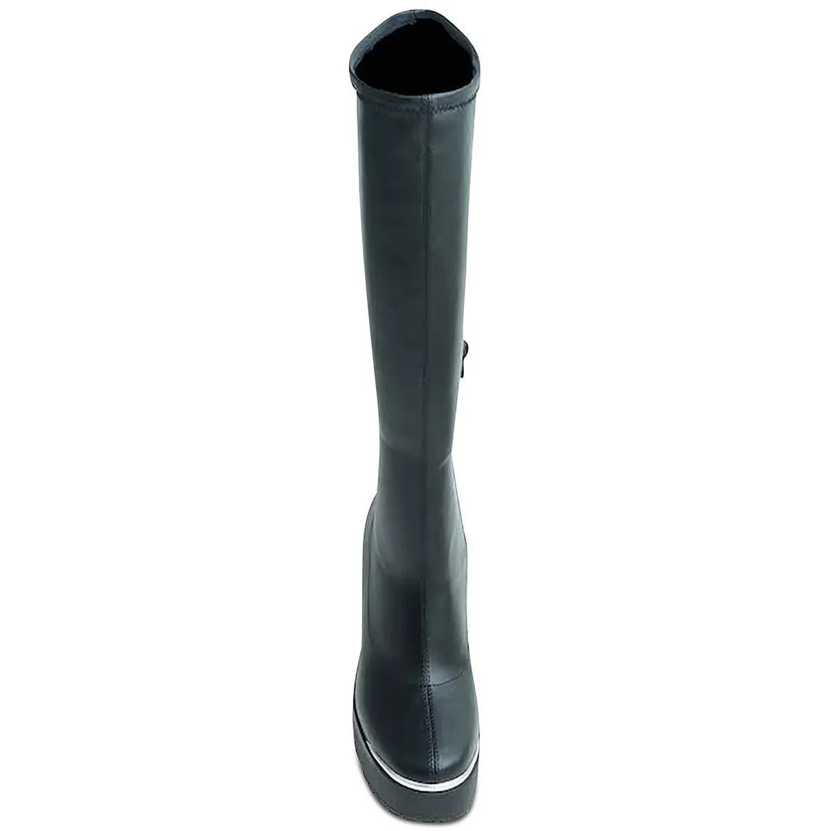 Killian Womens Faux leather Side Zip Knee-High Boots