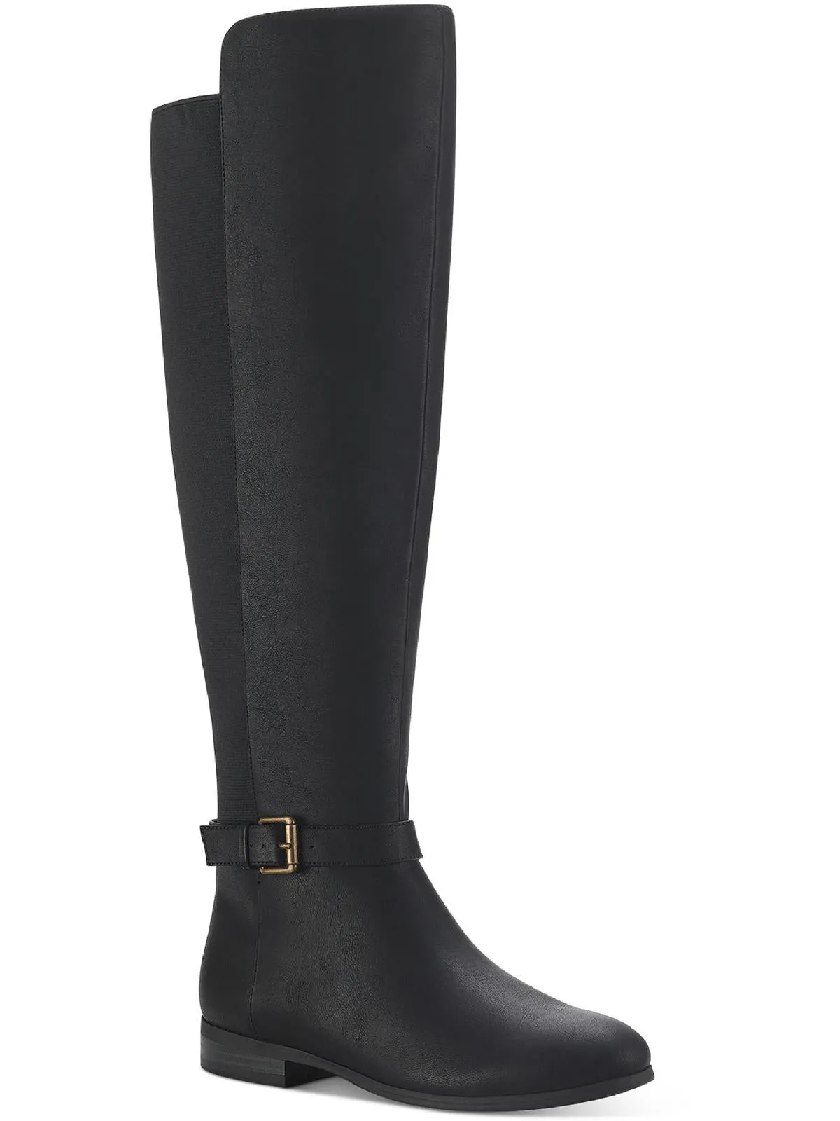 Kimmball Womens Solid Stretch Over-The-Knee Boots