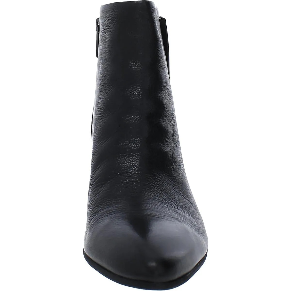Kinga Womens Leather Ankle Booties