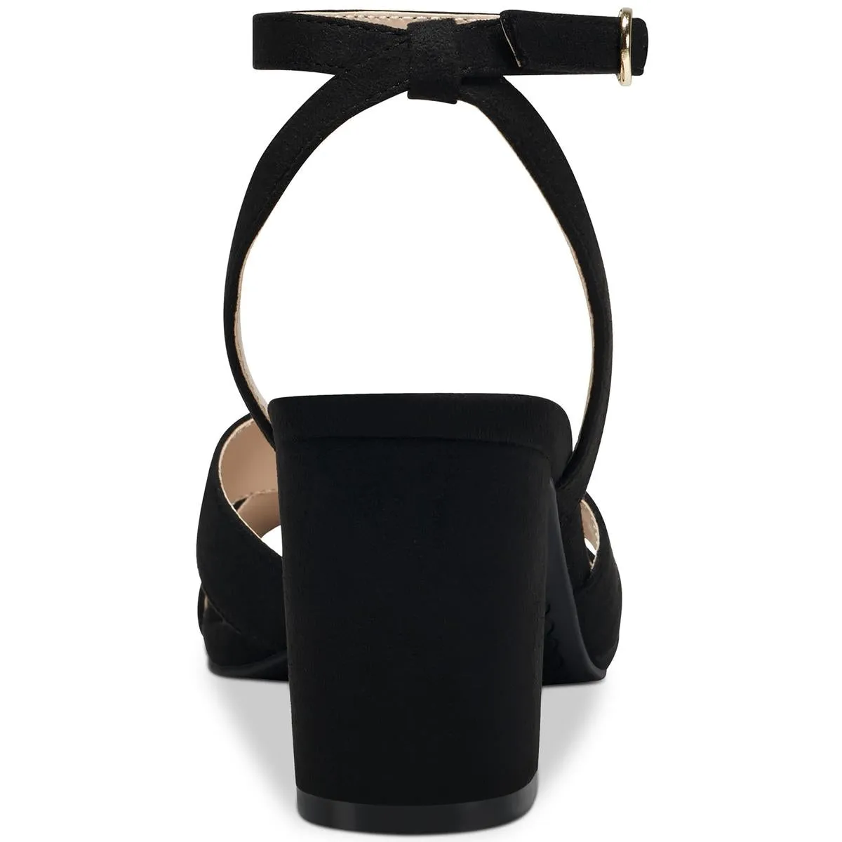 Kyraa Womens Faux Suede Dressy Block Heels