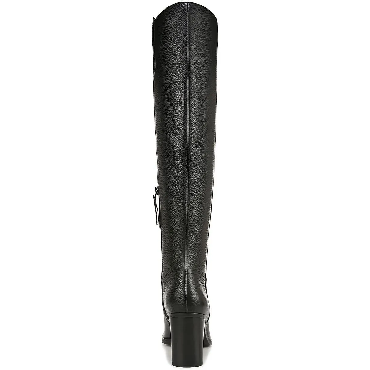Kyrie Womens Leather Wide Calf Knee-High Boots